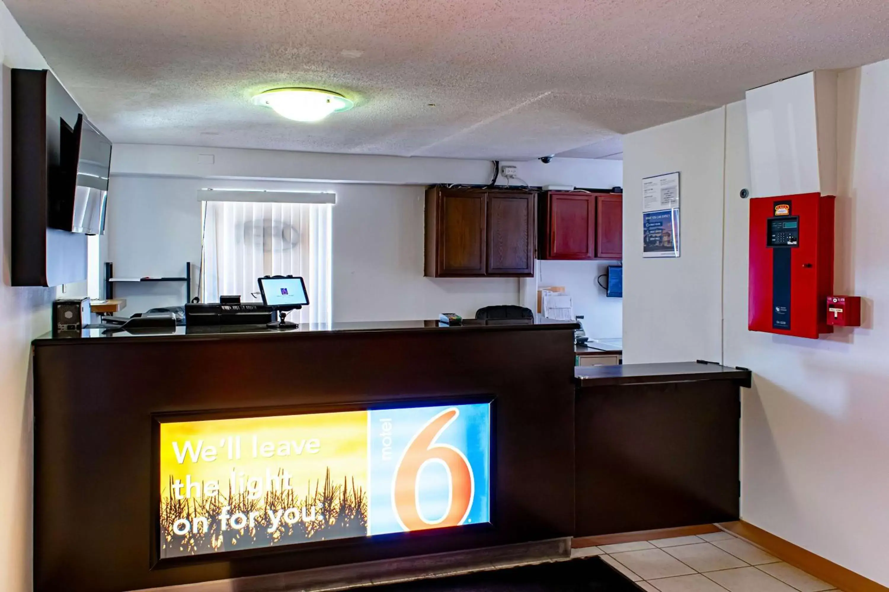 Property logo or sign, Lobby/Reception in Motel 6-Cincinnati, OH