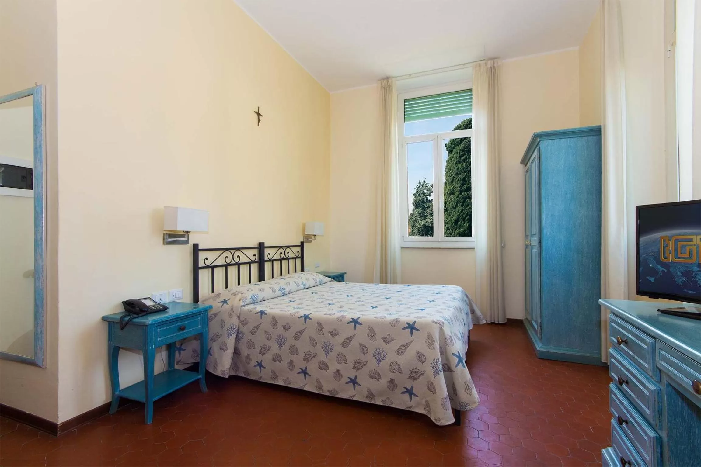 Bedroom, Bed in Hotel Villa San Giuseppe