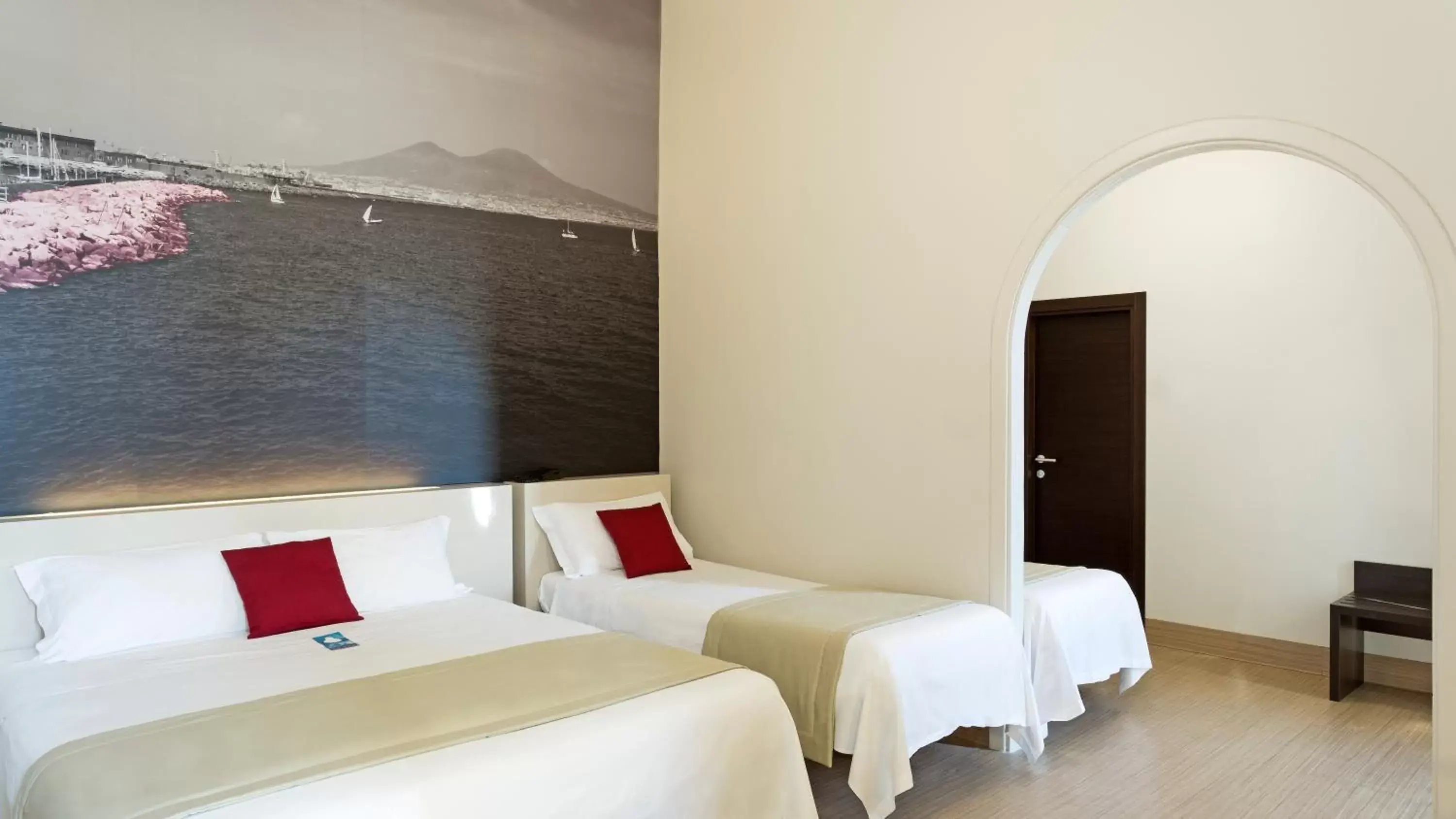 Bedroom, Bed in B&B Hotel Napoli