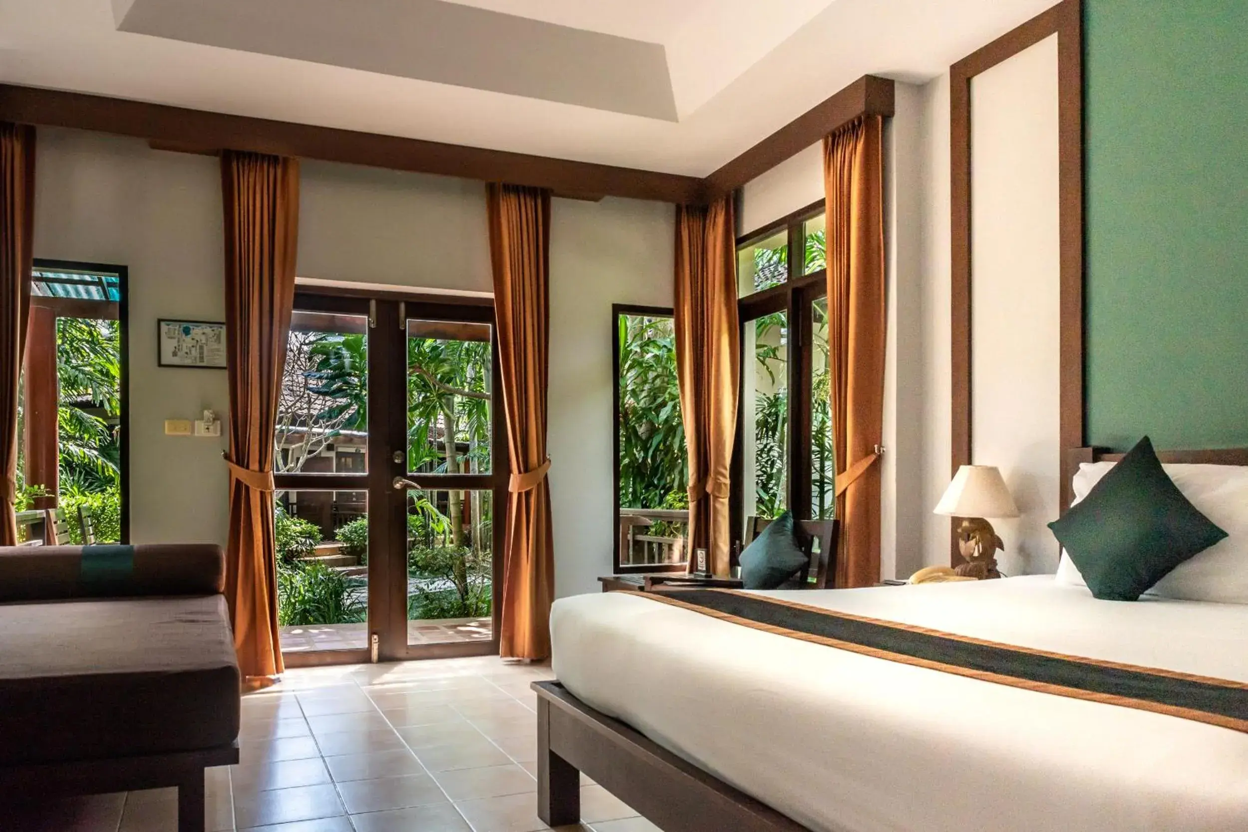 Garden, Bed in Baan Chaweng Beach Resort & Spa - SHA Extra Plus