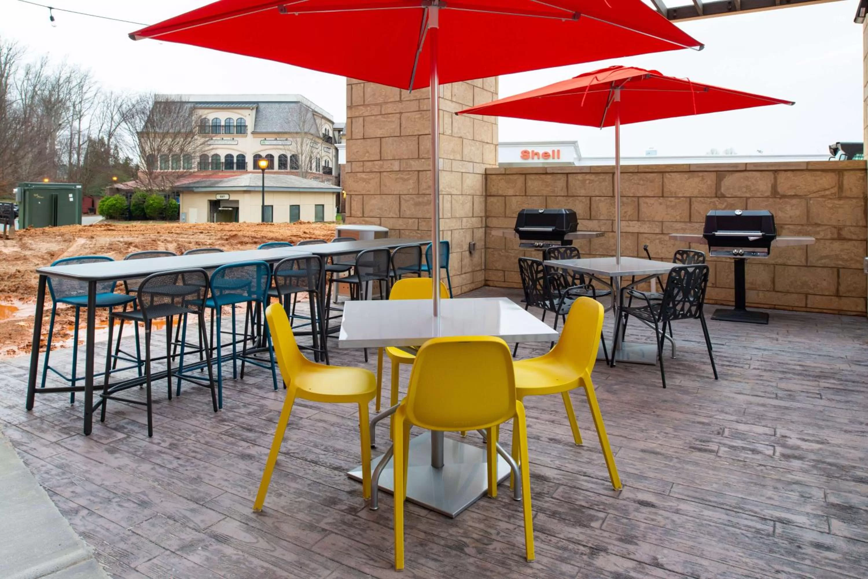 Patio in Home2 Suites By Hilton Charlotte Mooresville, Nc