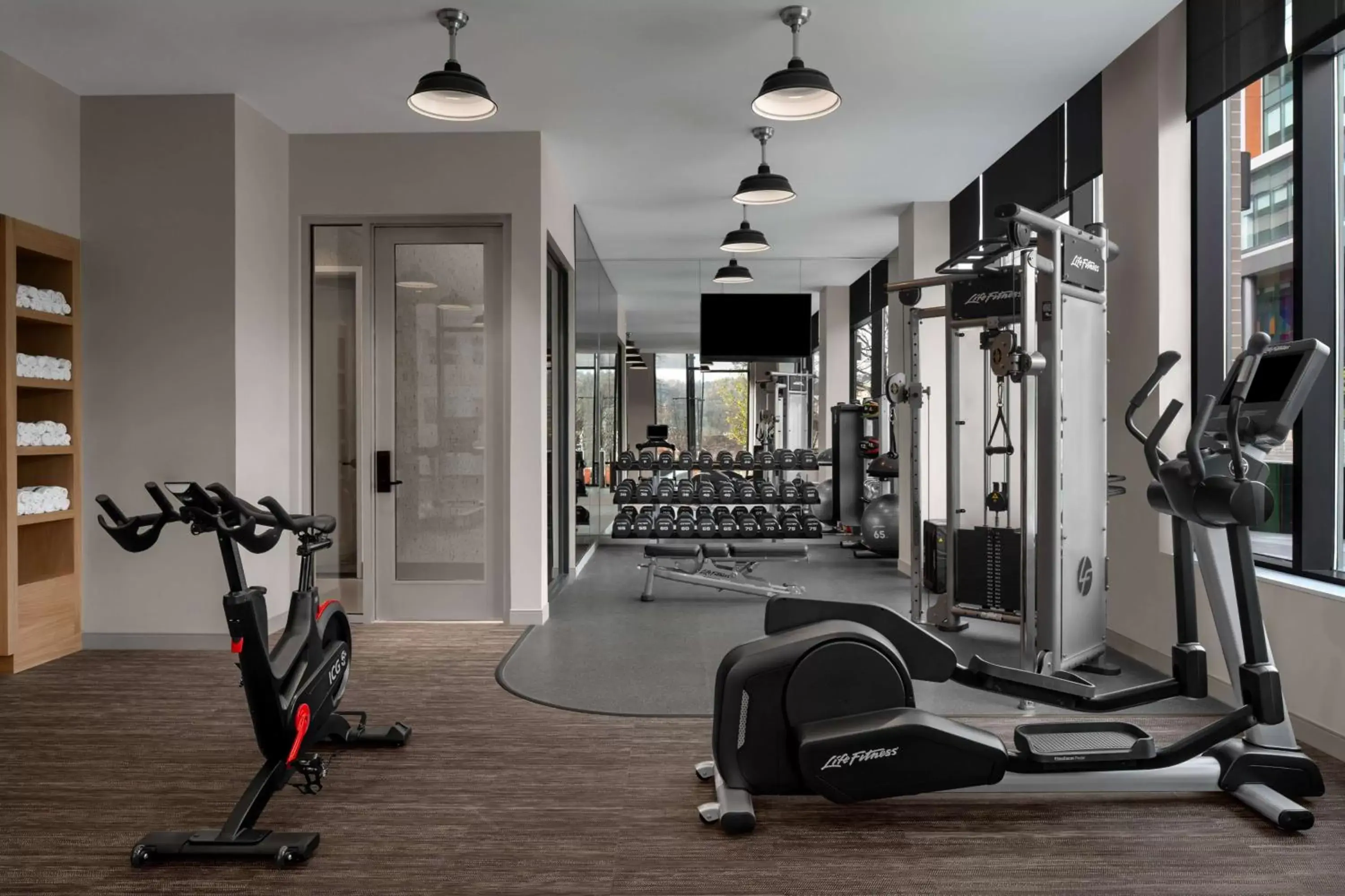 Fitness centre/facilities, Fitness Center/Facilities in Hotel West & Main Conshohocken, Tapestry Collection Hilton