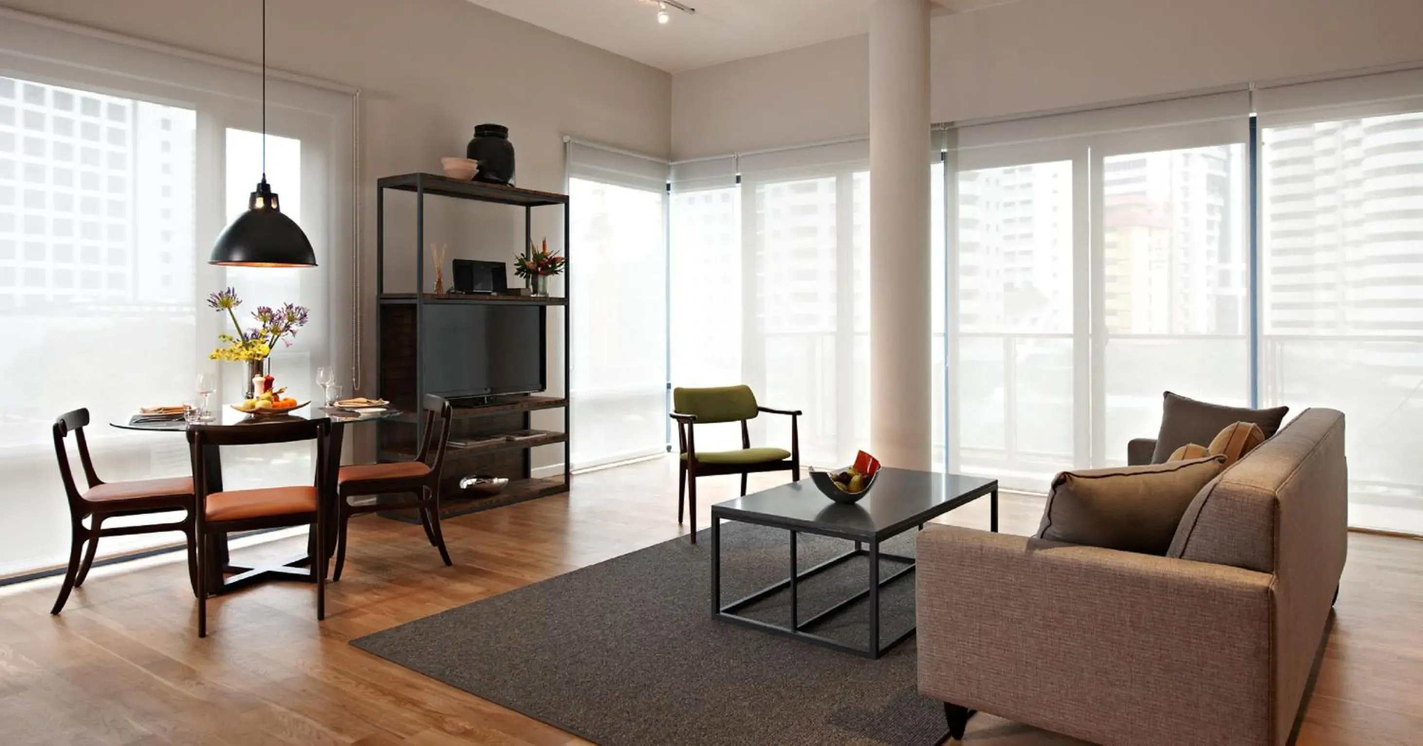 Living room in E&O Residences Kuala Lumpur Living room in E&O Residences Kuala Lumpur