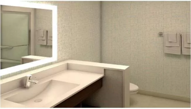 Bathroom in Holiday Inn Express Fullerton-Anaheim by IHG