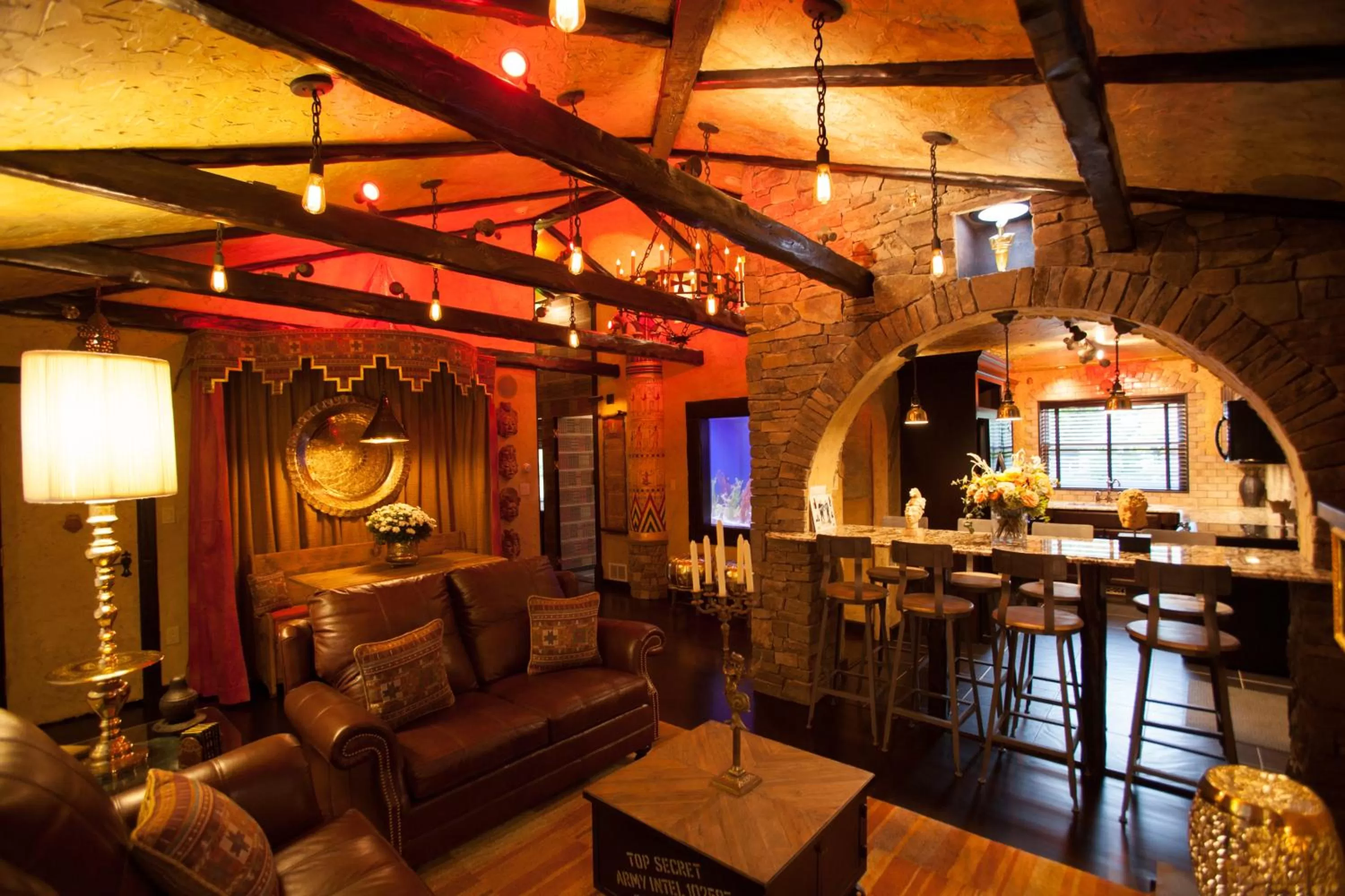 Dining area in The Roxbury