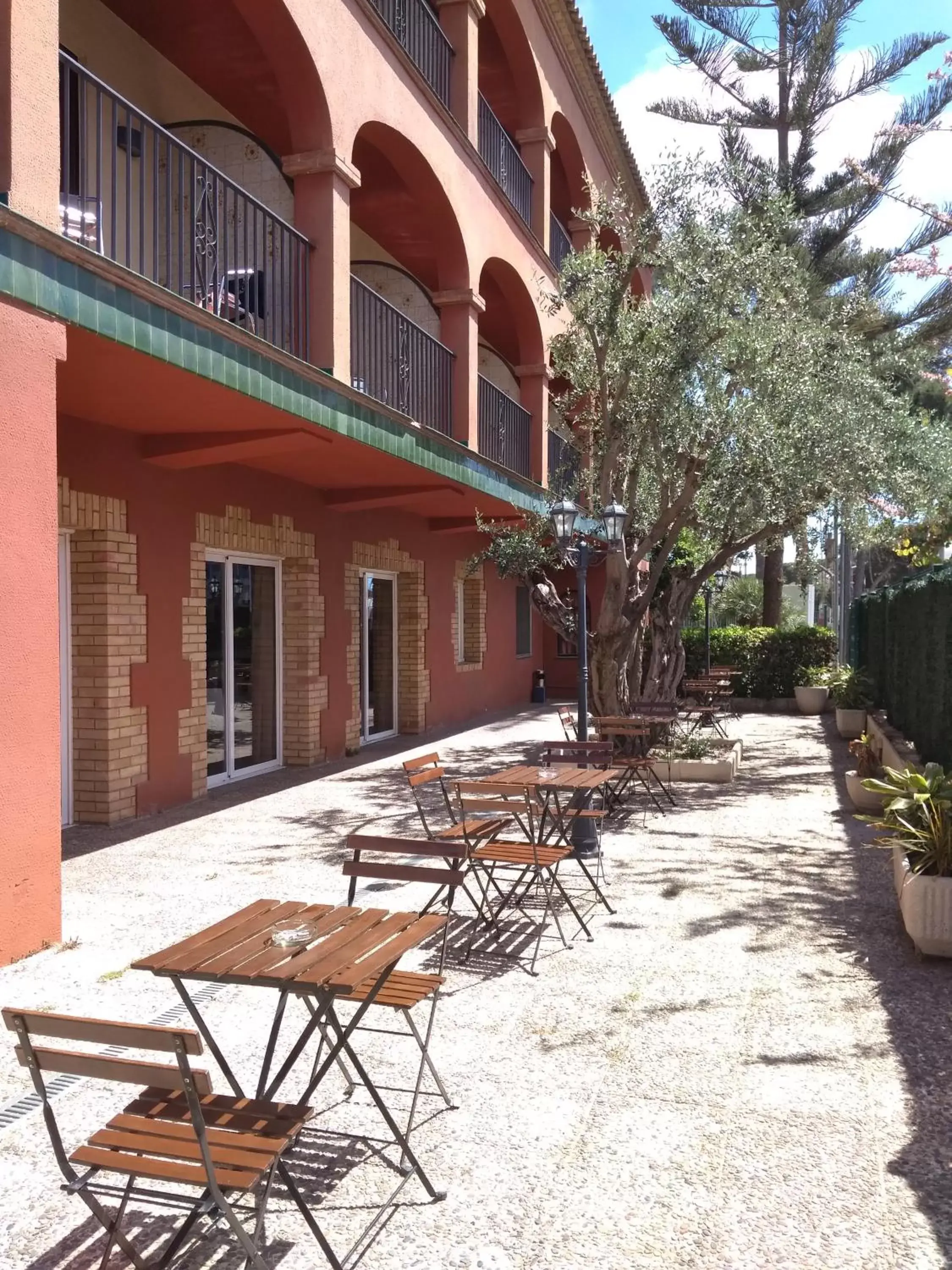 Patio, Property Building in Hotel Canal Olímpic