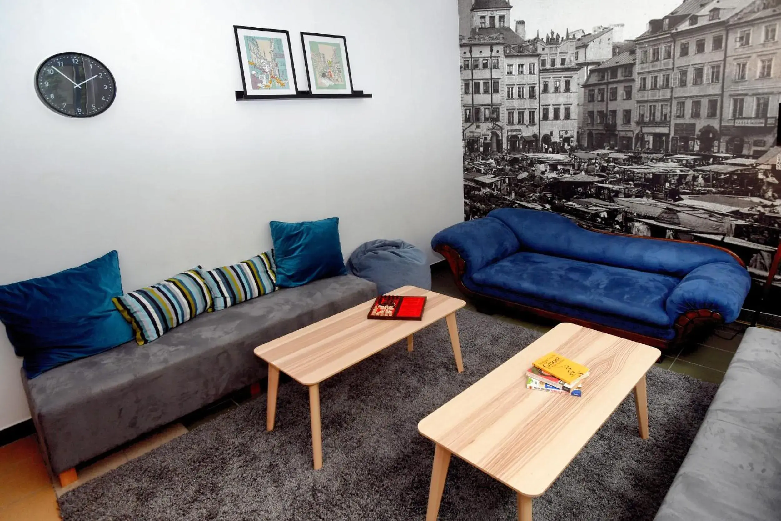 Living room, Seating Area in Warsaw Hostel Centrum