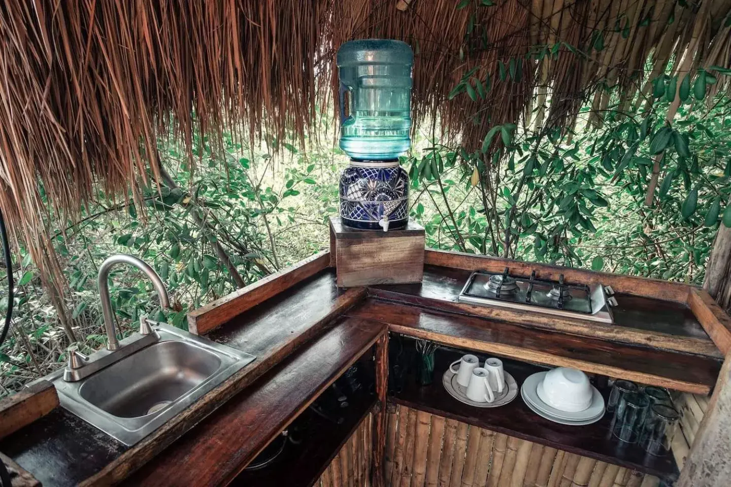 Kitchen or kitchenette, Kitchen/Kitchenette in Hidden Treehouse Tulum Eco-Hotel