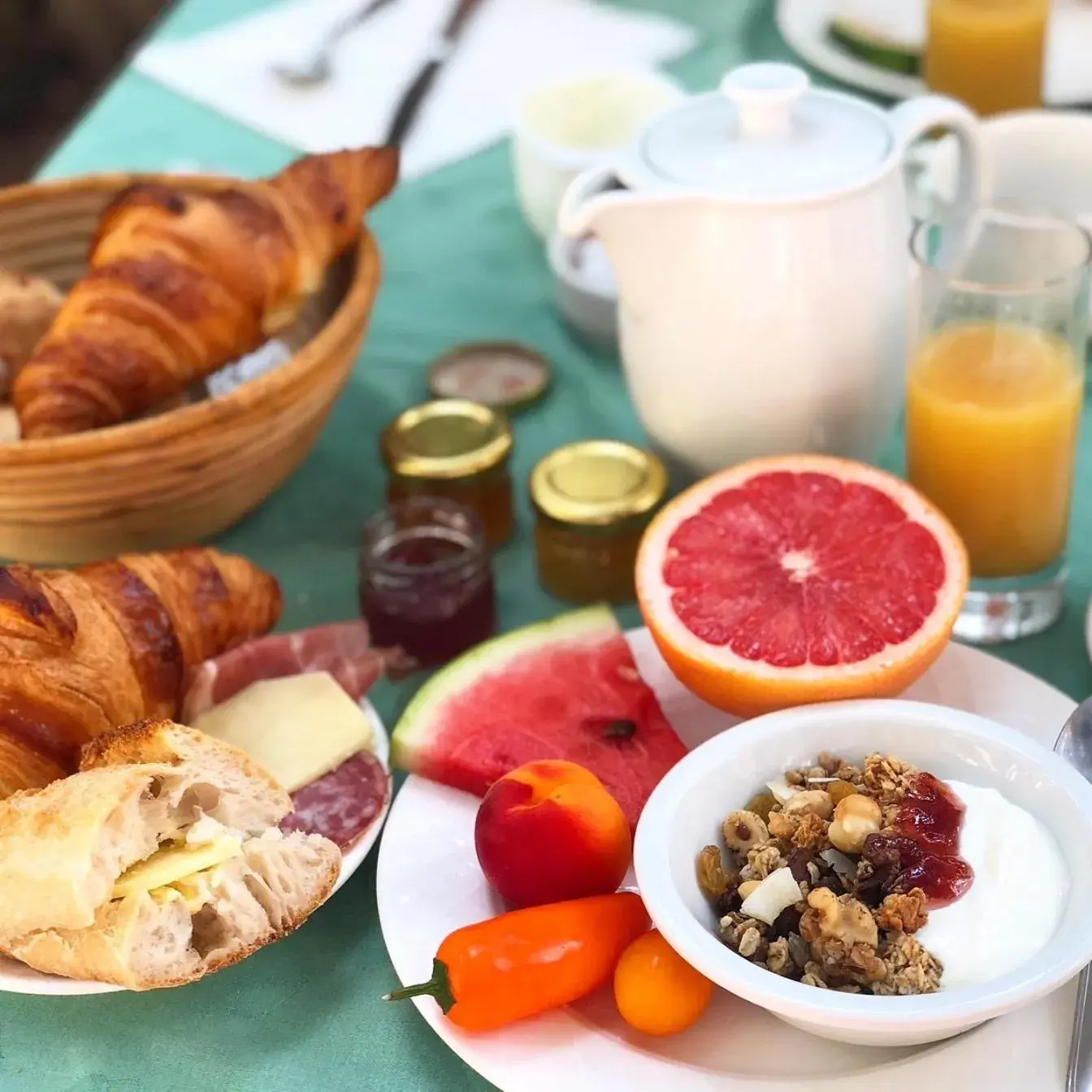 Continental breakfast, Breakfast in Le Ponteil