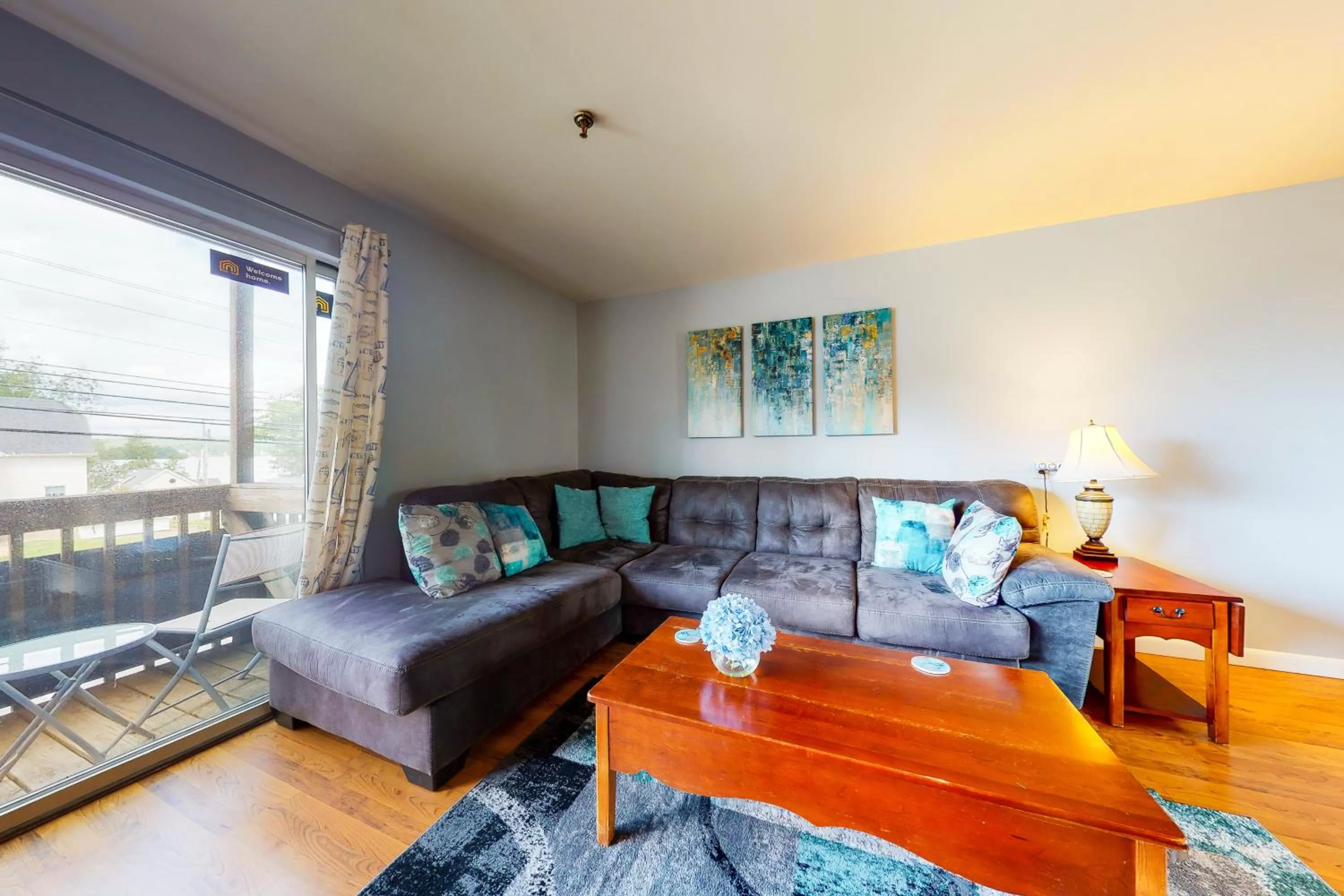 Seating Area in Lake Winnipesaukee Retreat