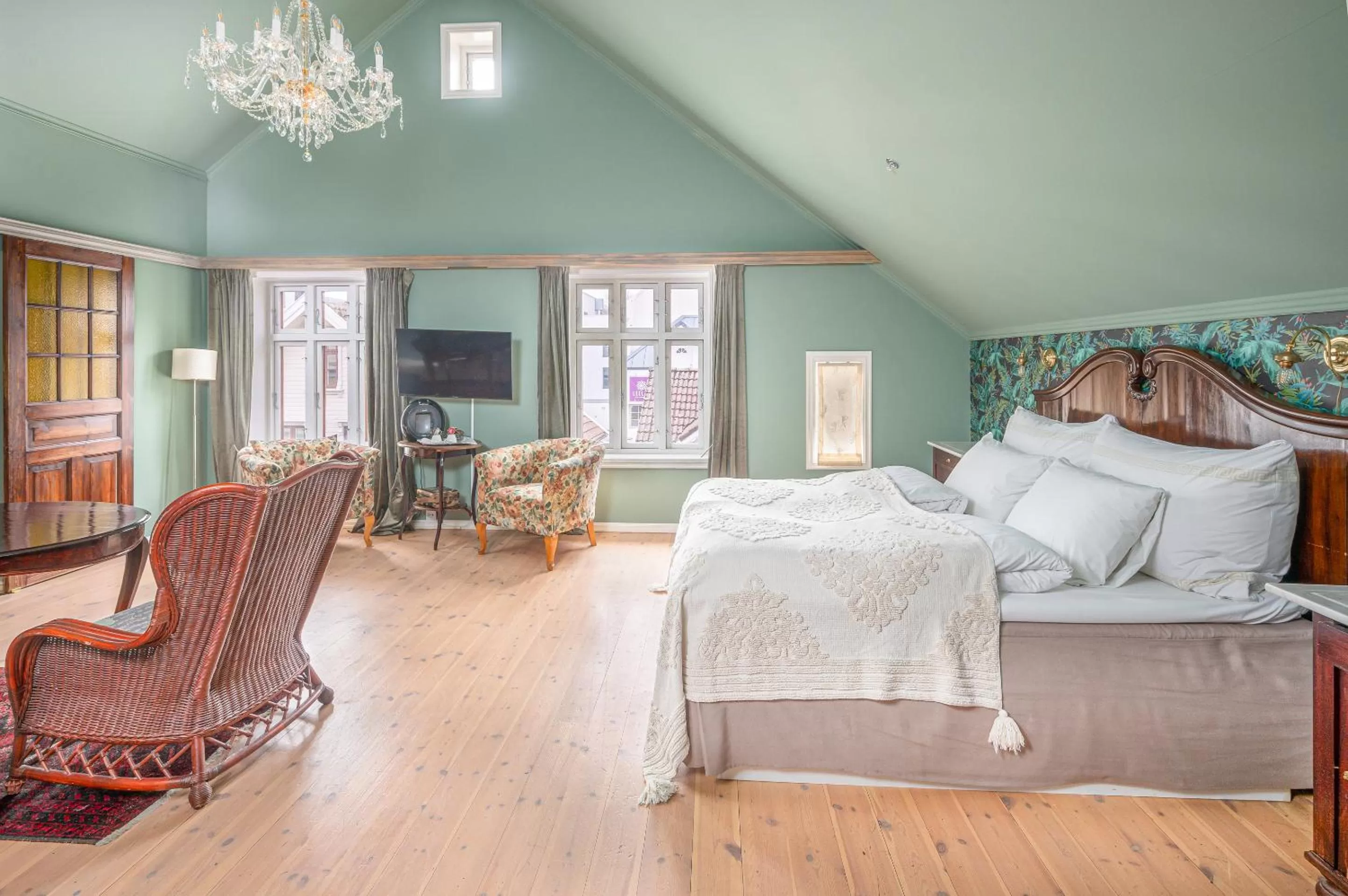 Bed in GamlaVærket Gjæstgiveri og Tracteringssted