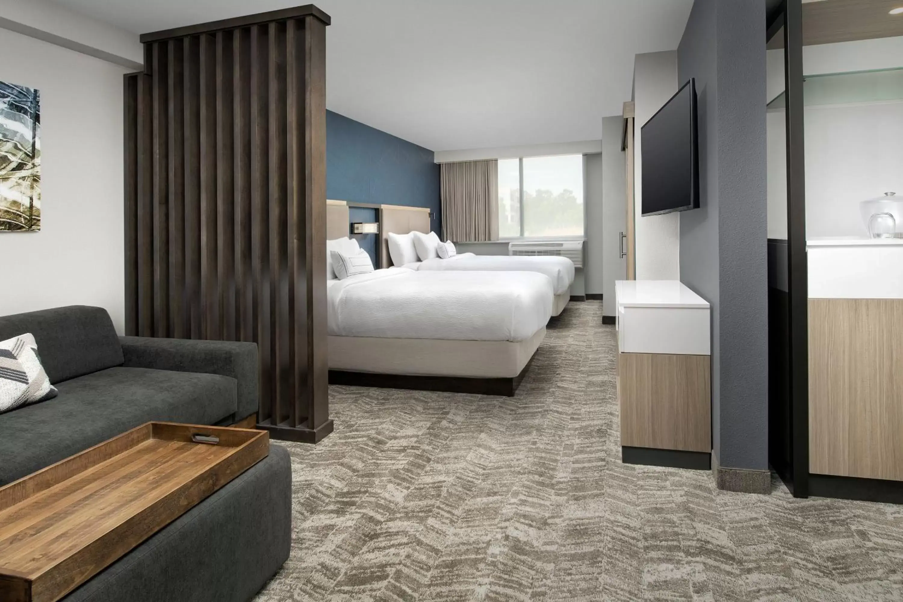 Photo of the whole room, Bed in SpringHill Suites by Marriott Atlanta Perimeter Center