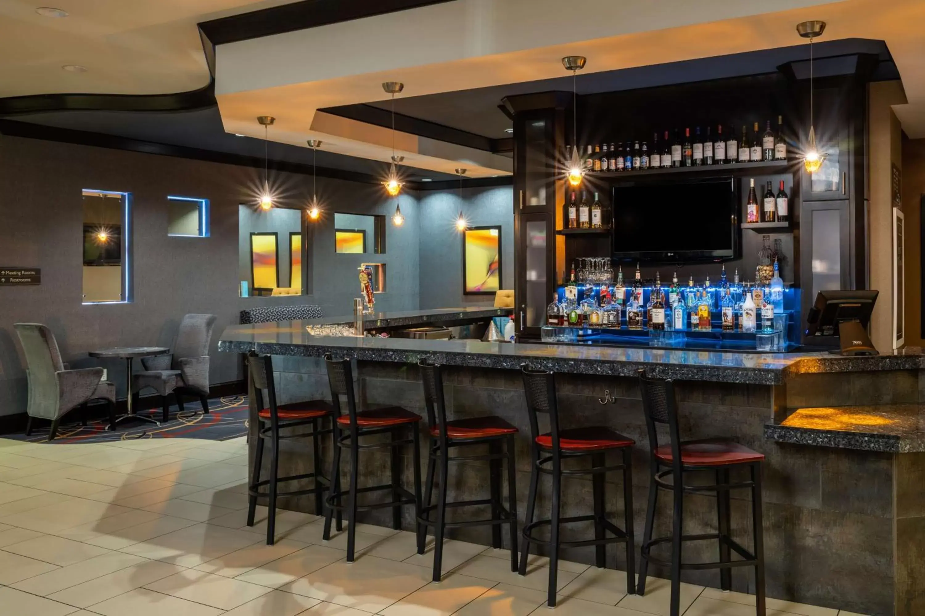 Lounge or bar, Lounge/Bar in Hilton Garden Inn Ft Worth Alliance Airport