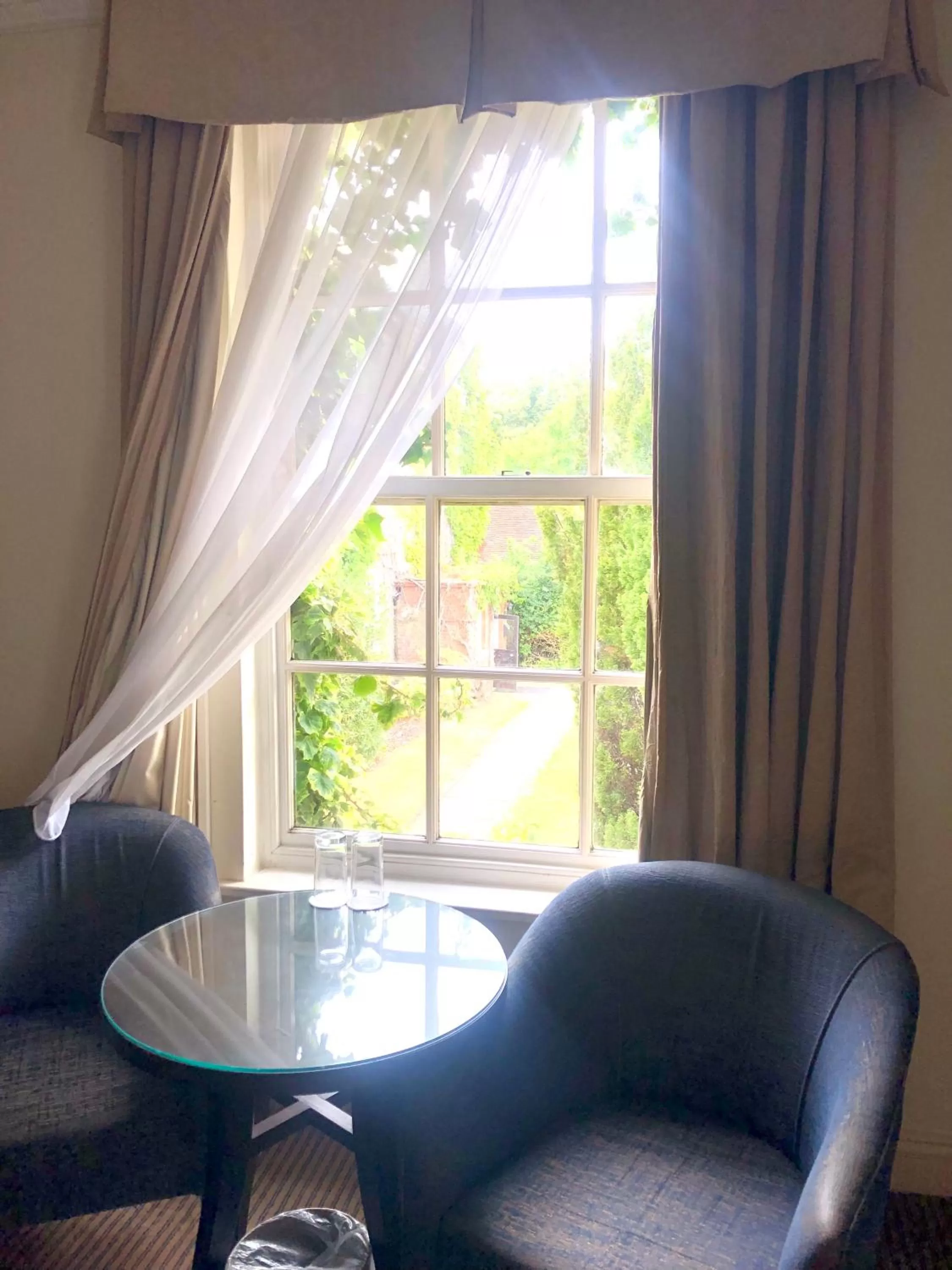 Seating area in Park House Hotel