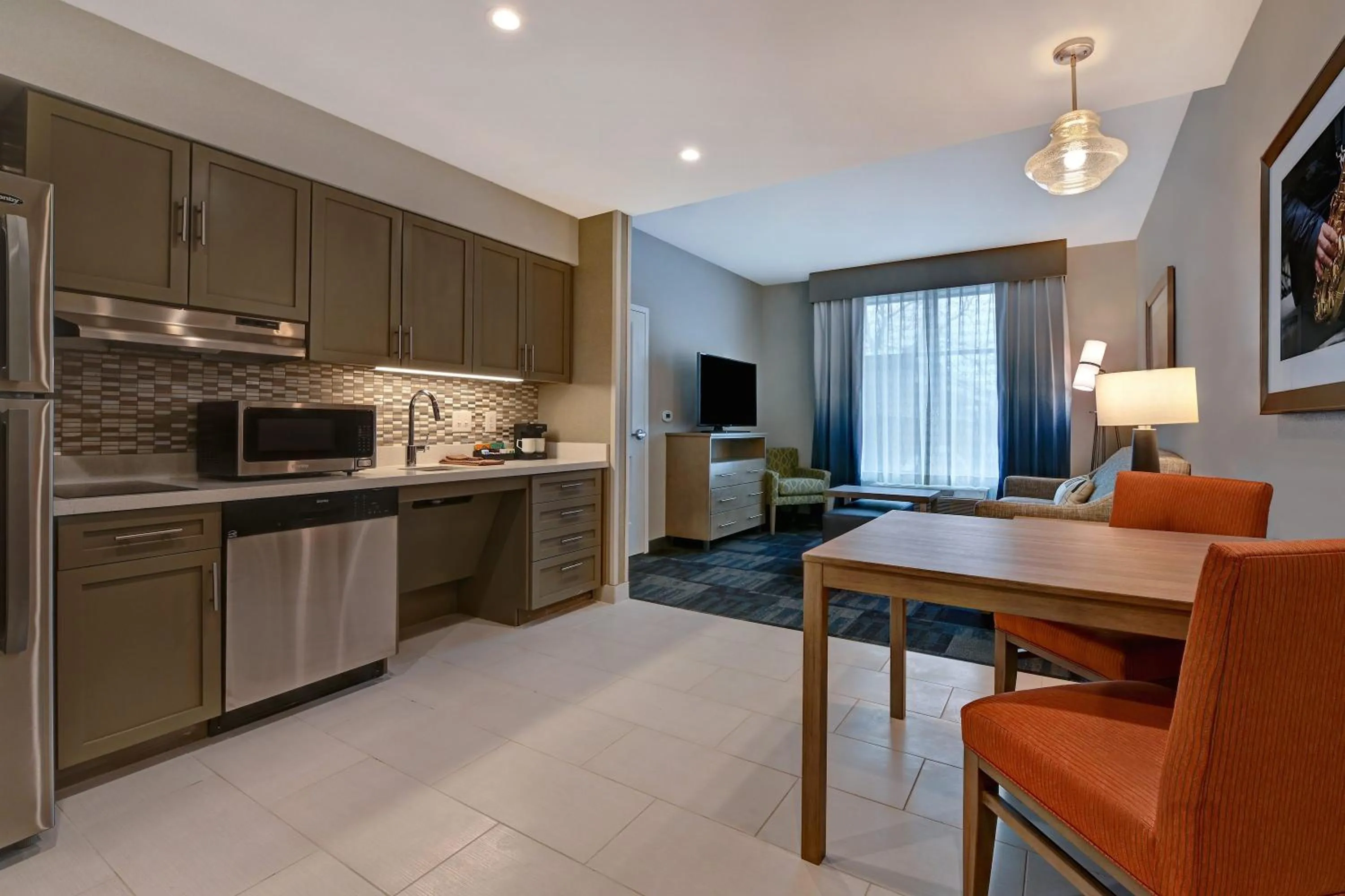 Kitchen or kitchenette in Homewood Suites By Hilton Austin/Cedar Park-Lakeline, Tx