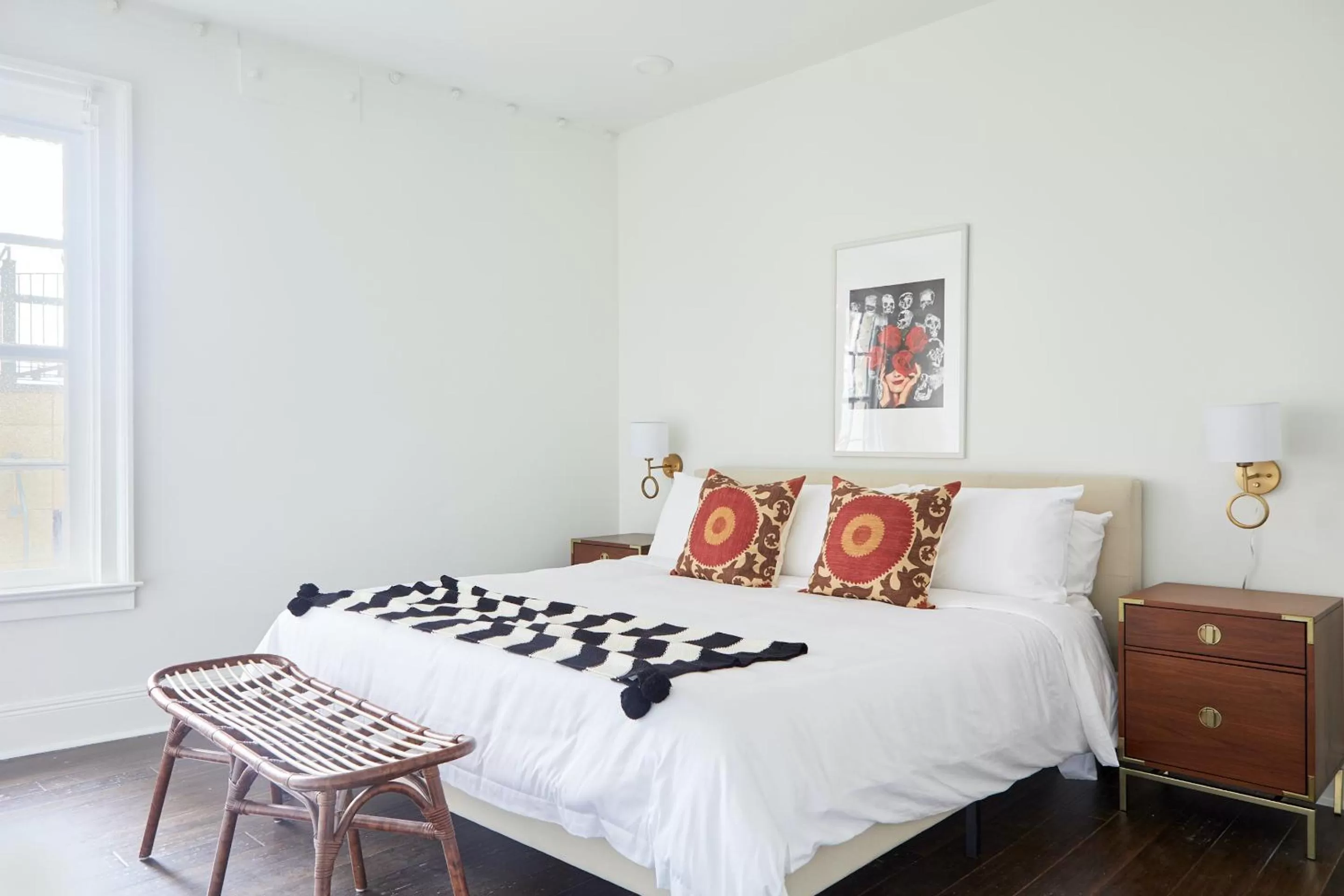 Living room, Bed in Sonder Lafayette Square