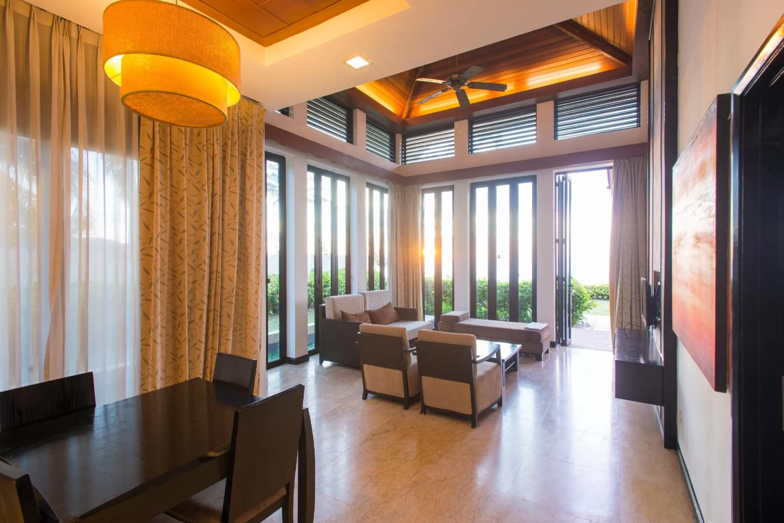 Kitchen or kitchenette in Sabah Beach Villas & Suites