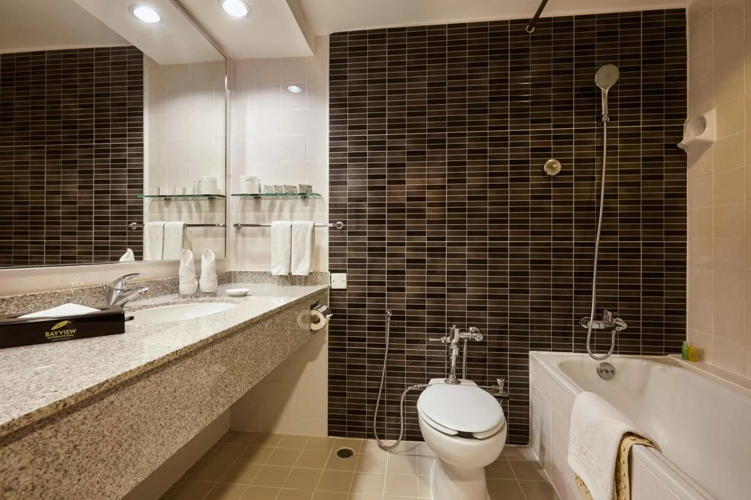 Bathroom in The Bayview Beach Resort Bathroom in The Bayview Beach Resort