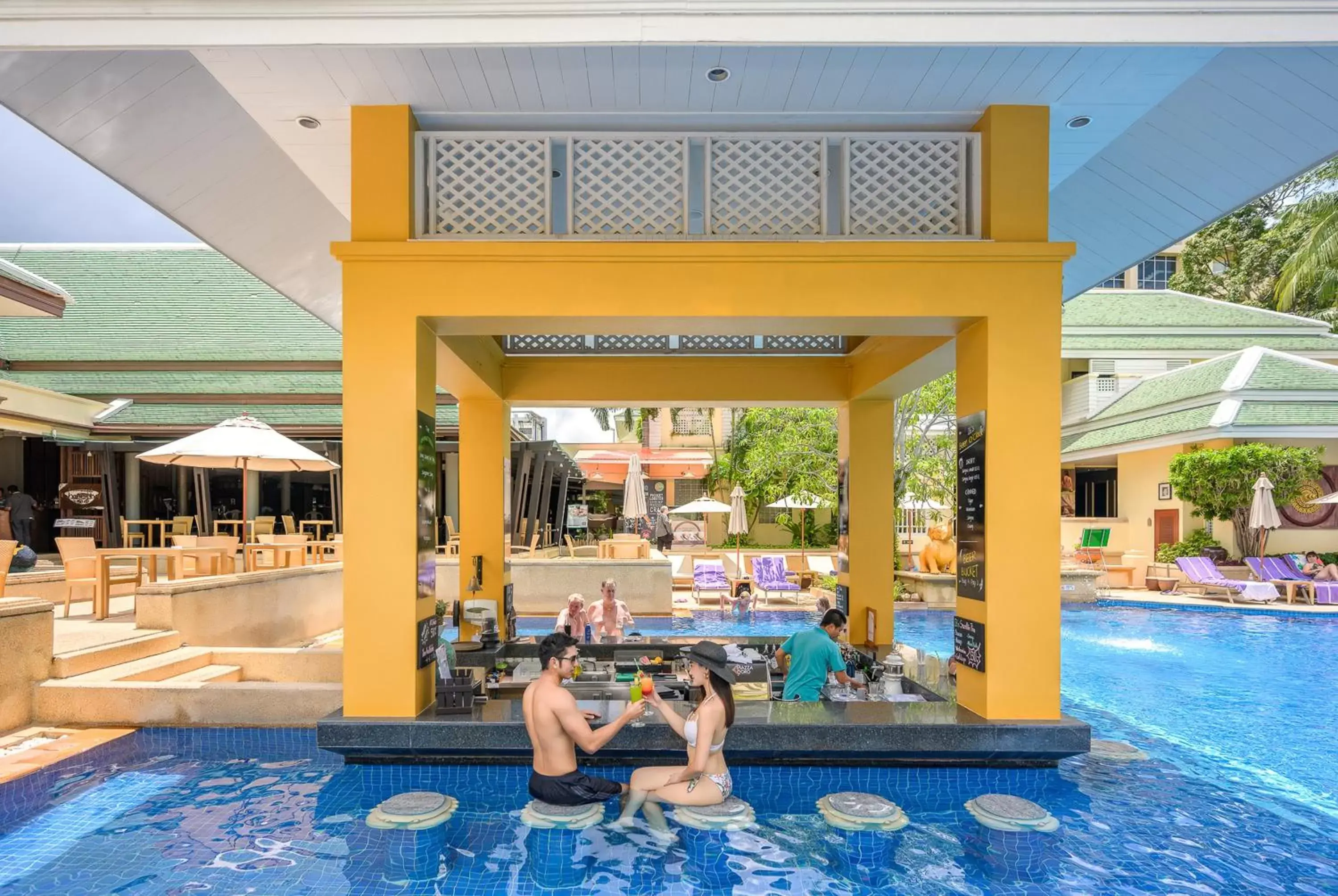 Lounge or bar, Swimming Pool in Holiday Inn Resort Phuket, an IHG Hotel