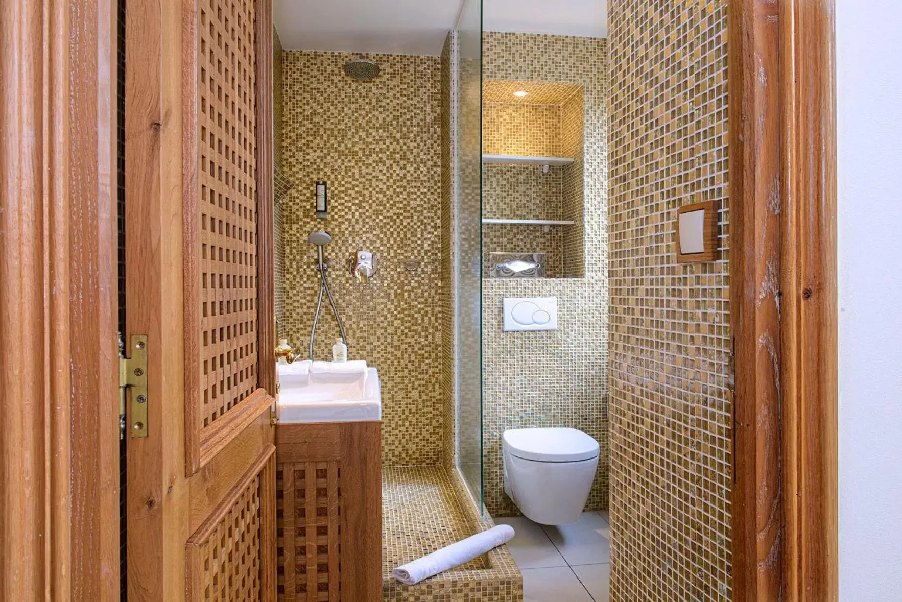 Shower, Bathroom in Best Western Premier Montfleuri