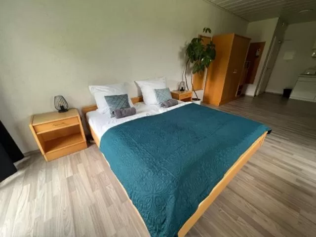 Bed in Hotel Rehkitz