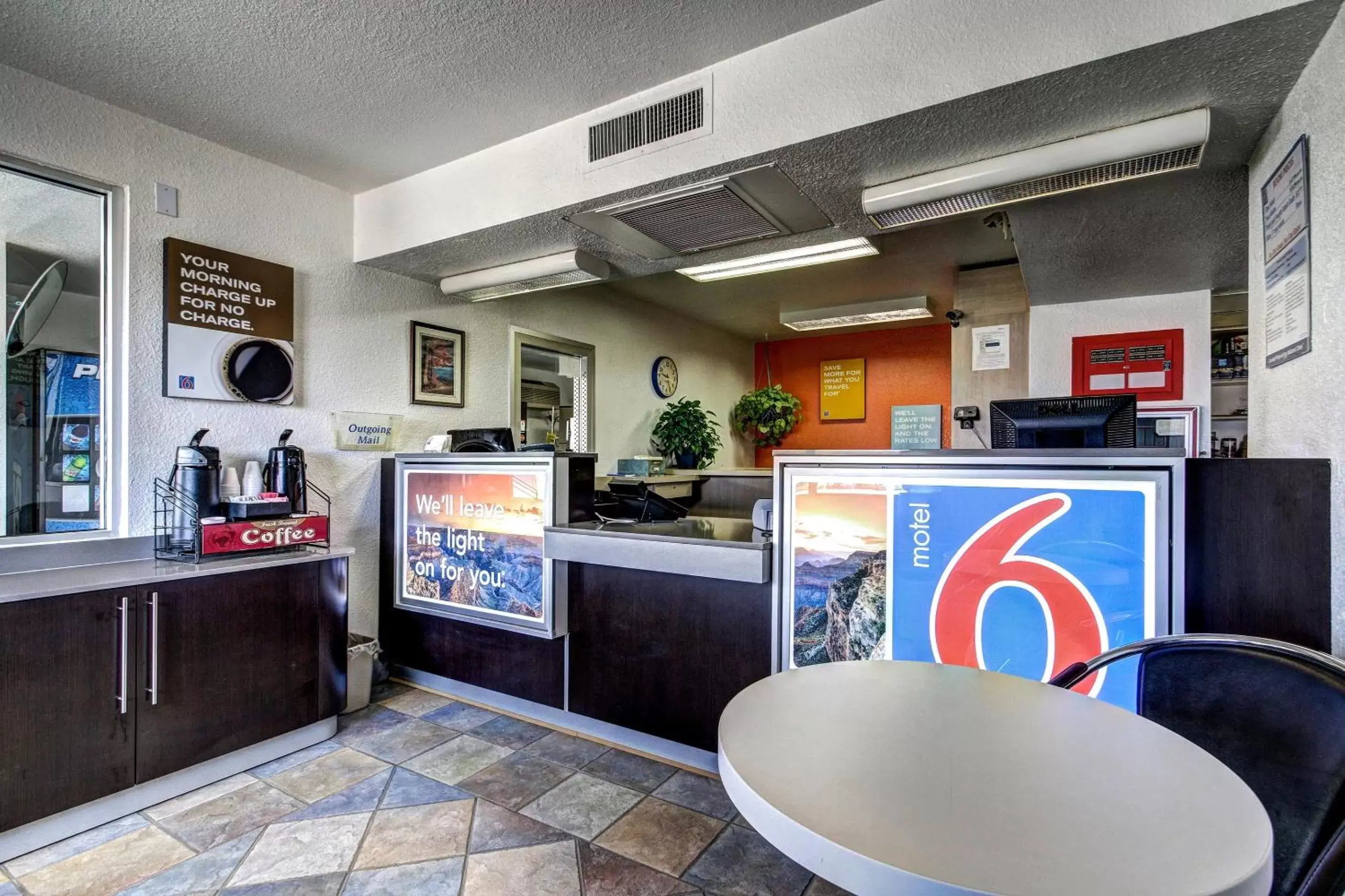 Lobby or reception in Motel 6 Wells Lobby or reception in Motel 6 Wells