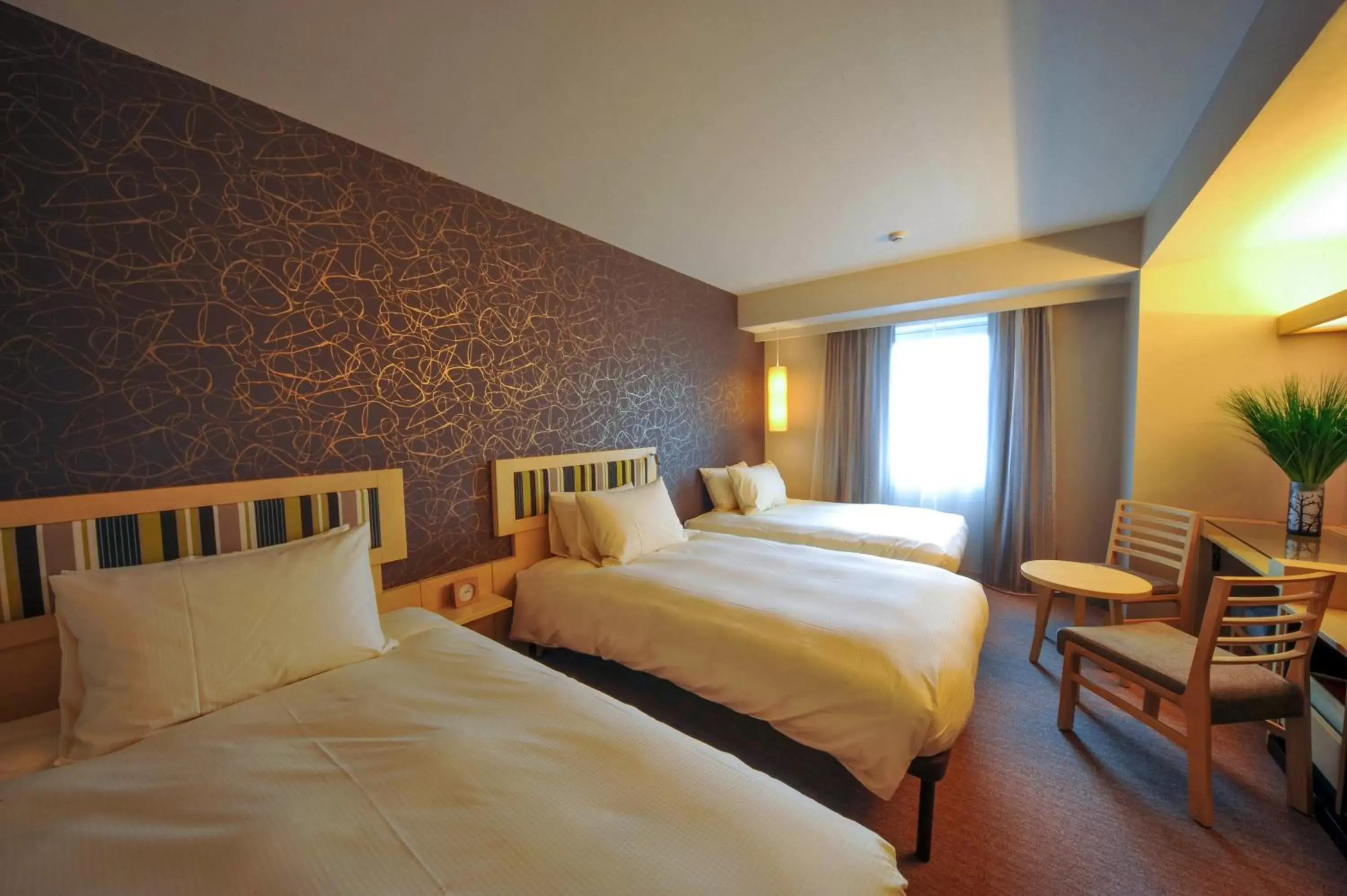 Bed in Hotel Resol Trinity Kanazawa