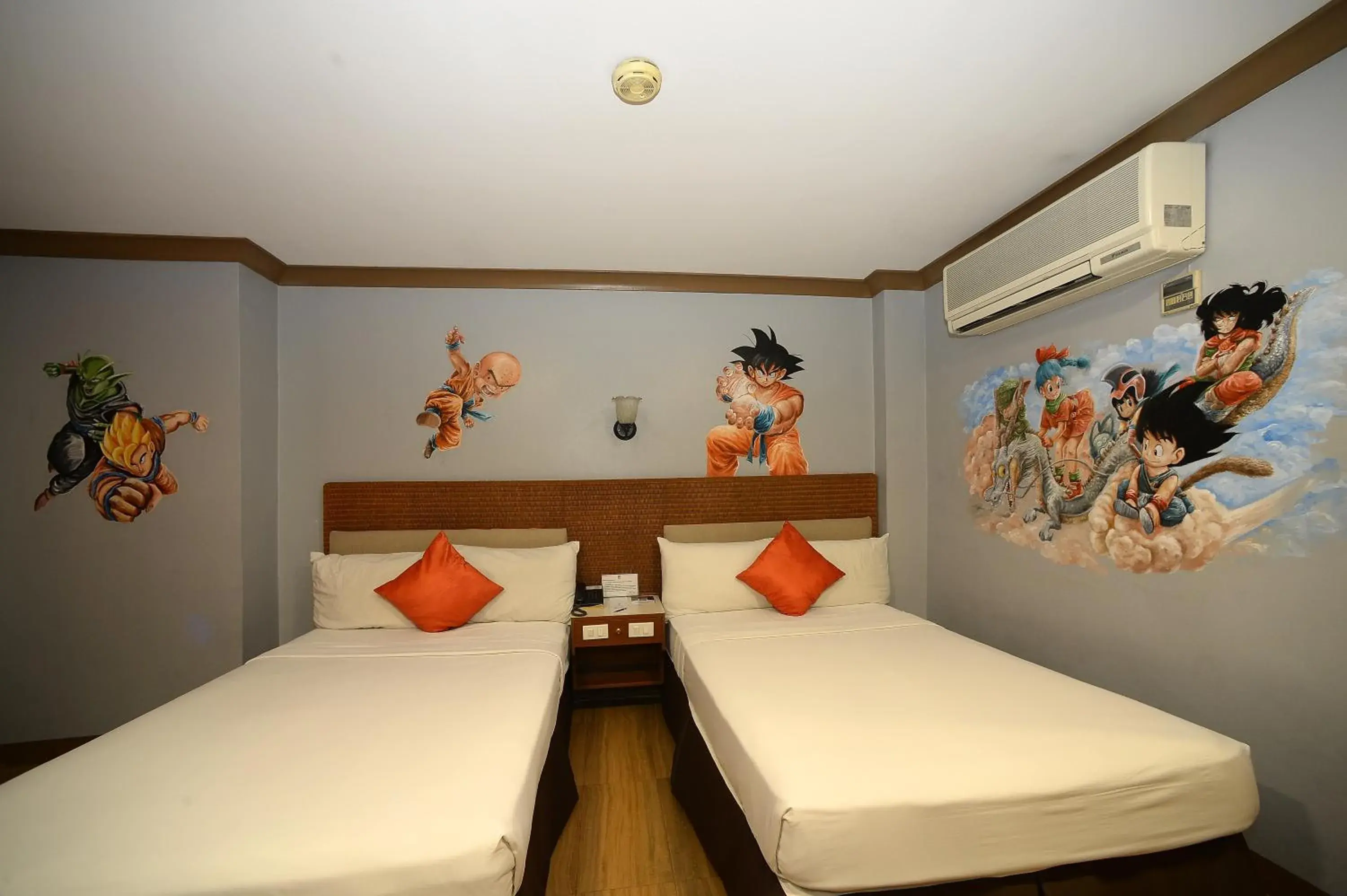 Bed in Golden Pine Hotel