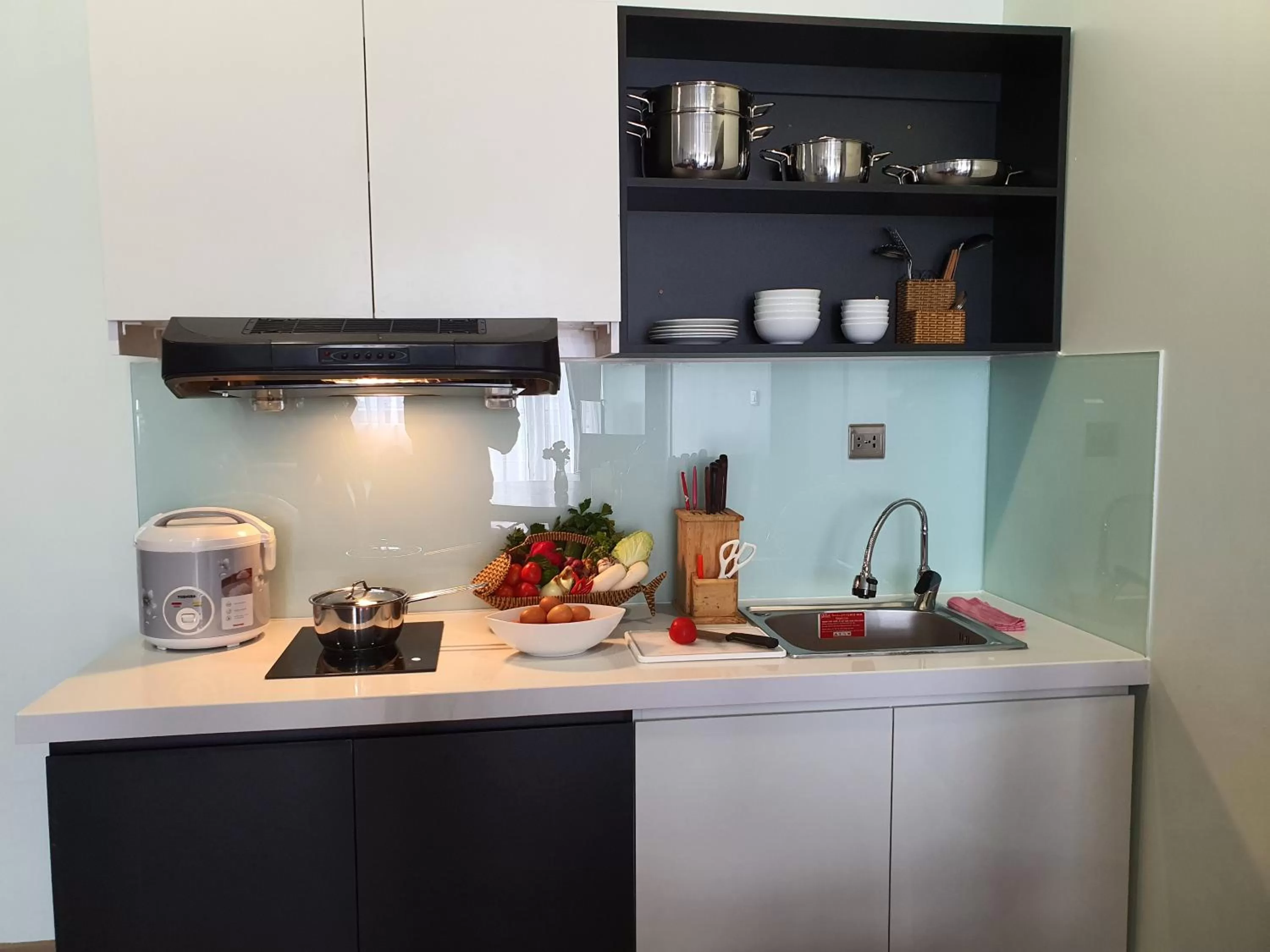 Kitchen or kitchenette in Hong Mon Villa