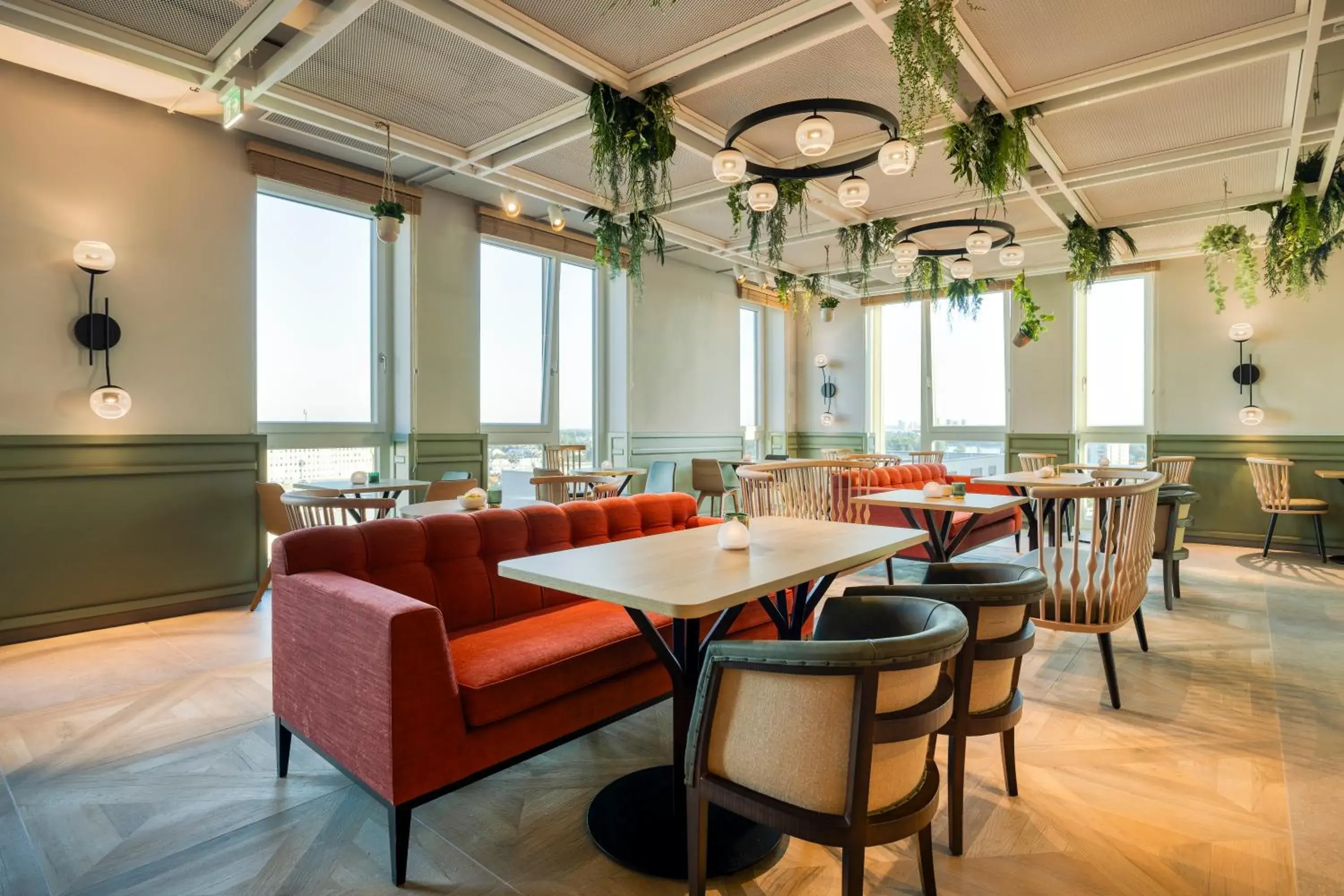 Lounge or bar, Restaurant/Places to Eat in Citadines Danube Vienna