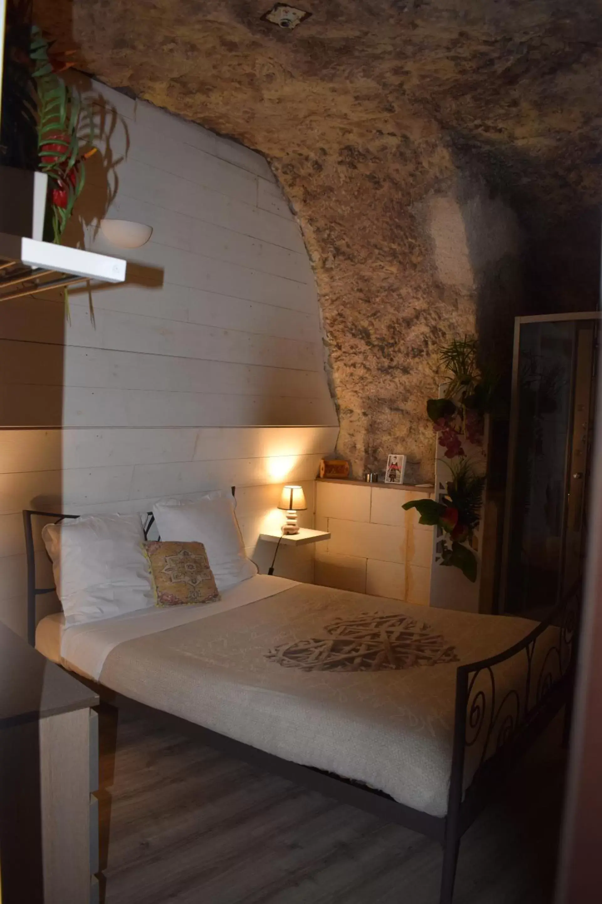 Double Room with Private Bathroom in Chambres d'Hôtes Troglodytes Le Clos de L'Hermitage