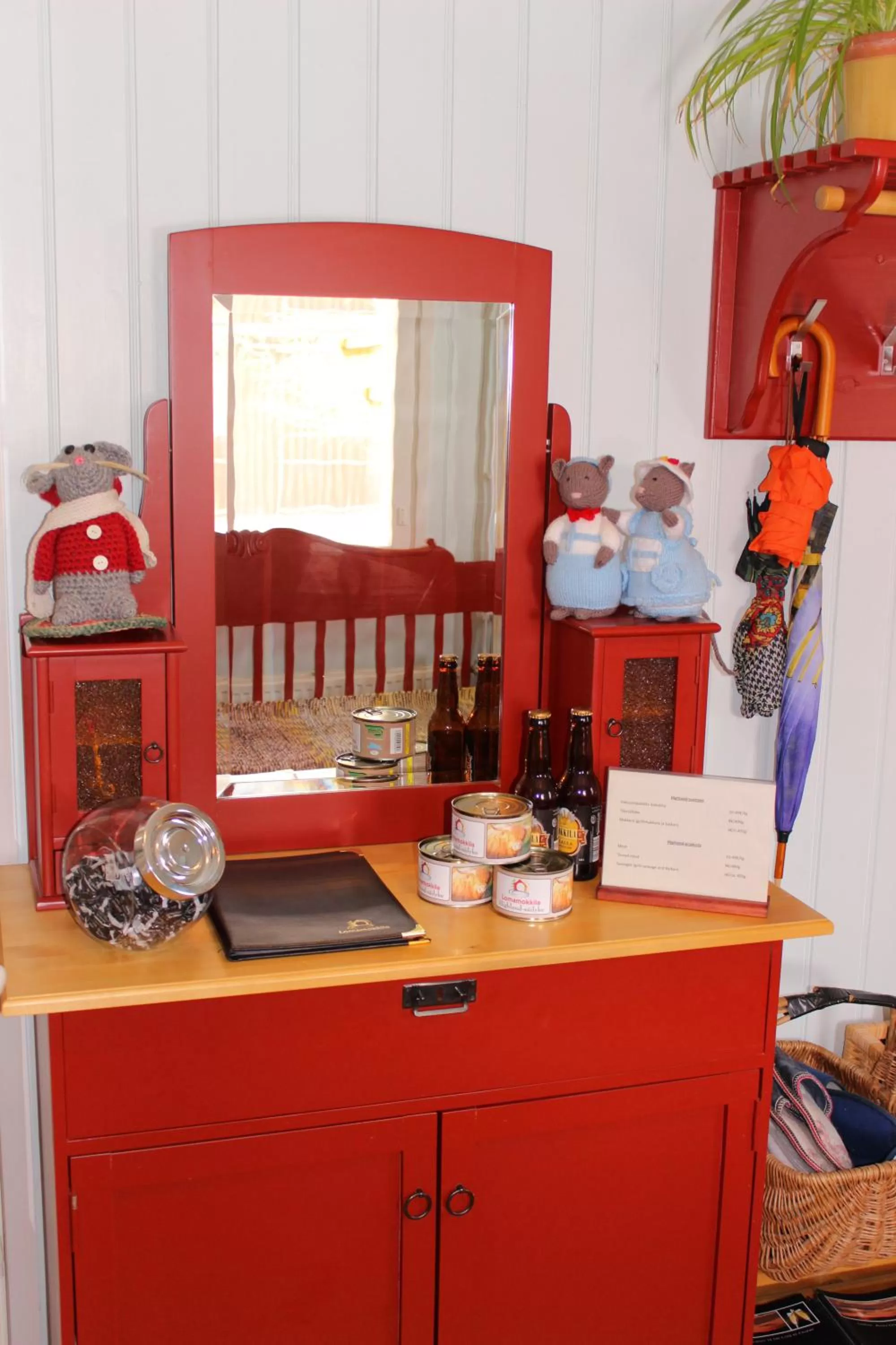 Decorative detail in B&B Lomamokkila