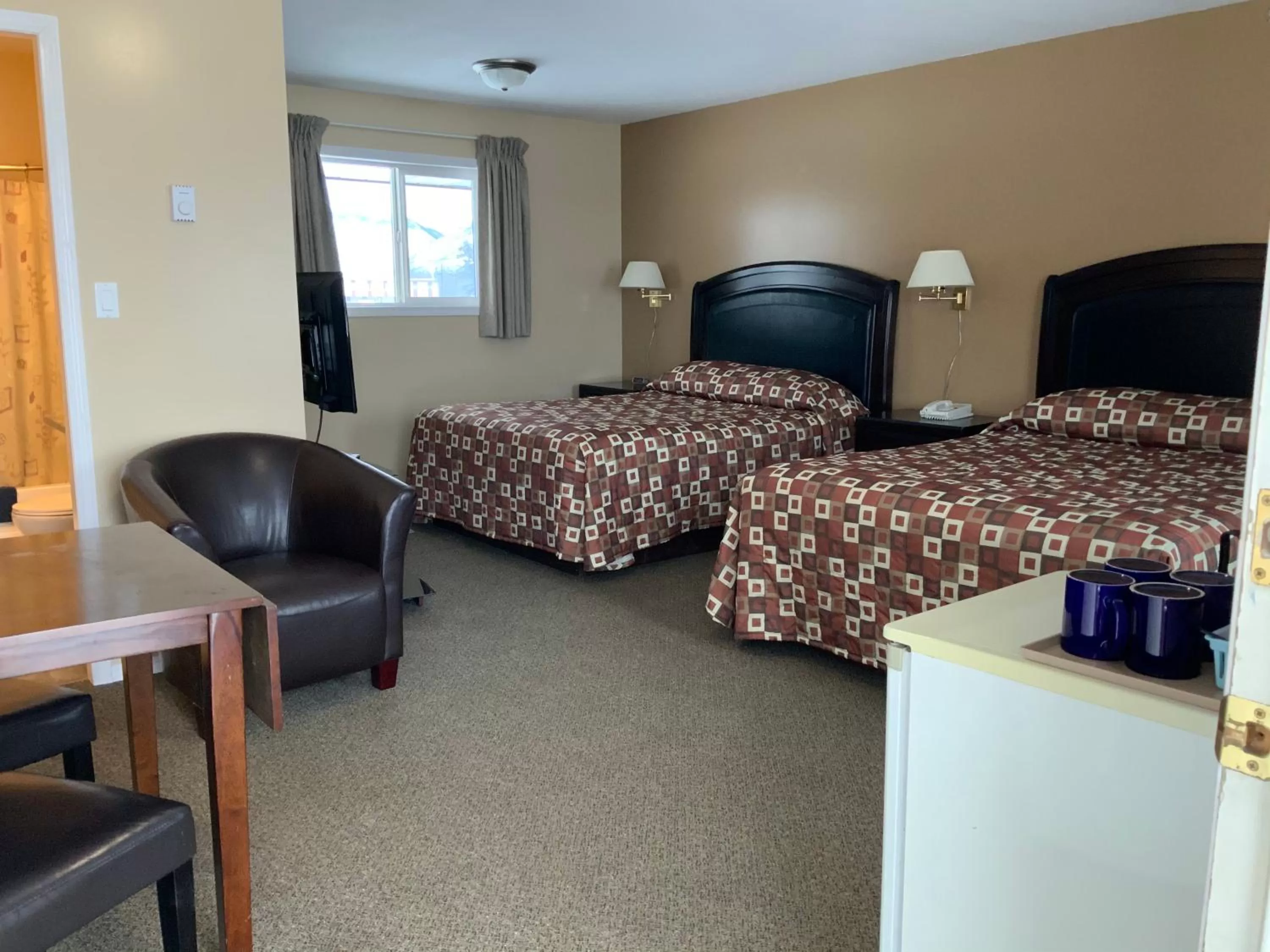 Bed in Monte Carlo Motel