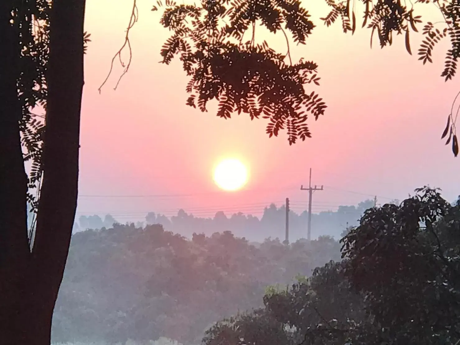 Natural landscape, Sunrise/Sunset in Doi Inthanon Riverside resort