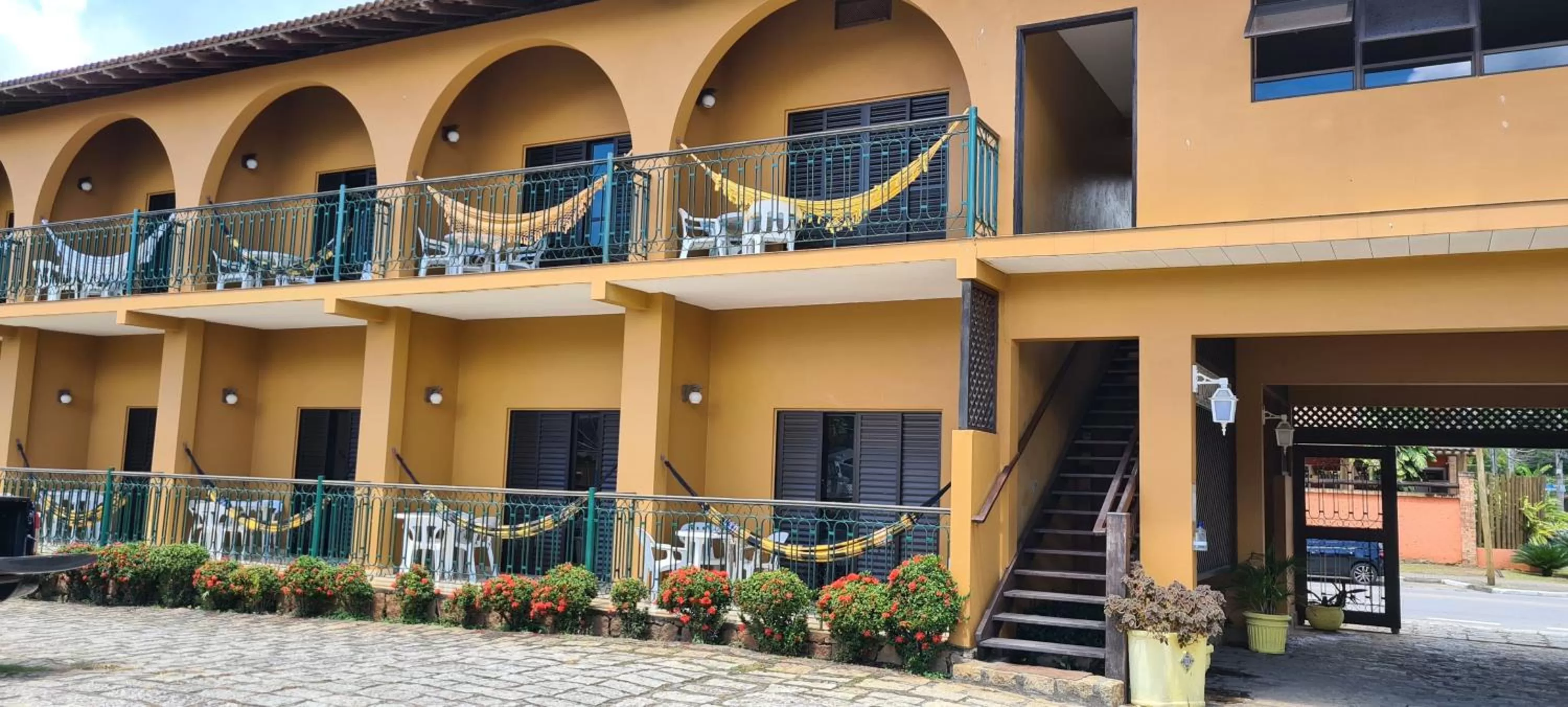 Property building in Pousada Casa Amarela