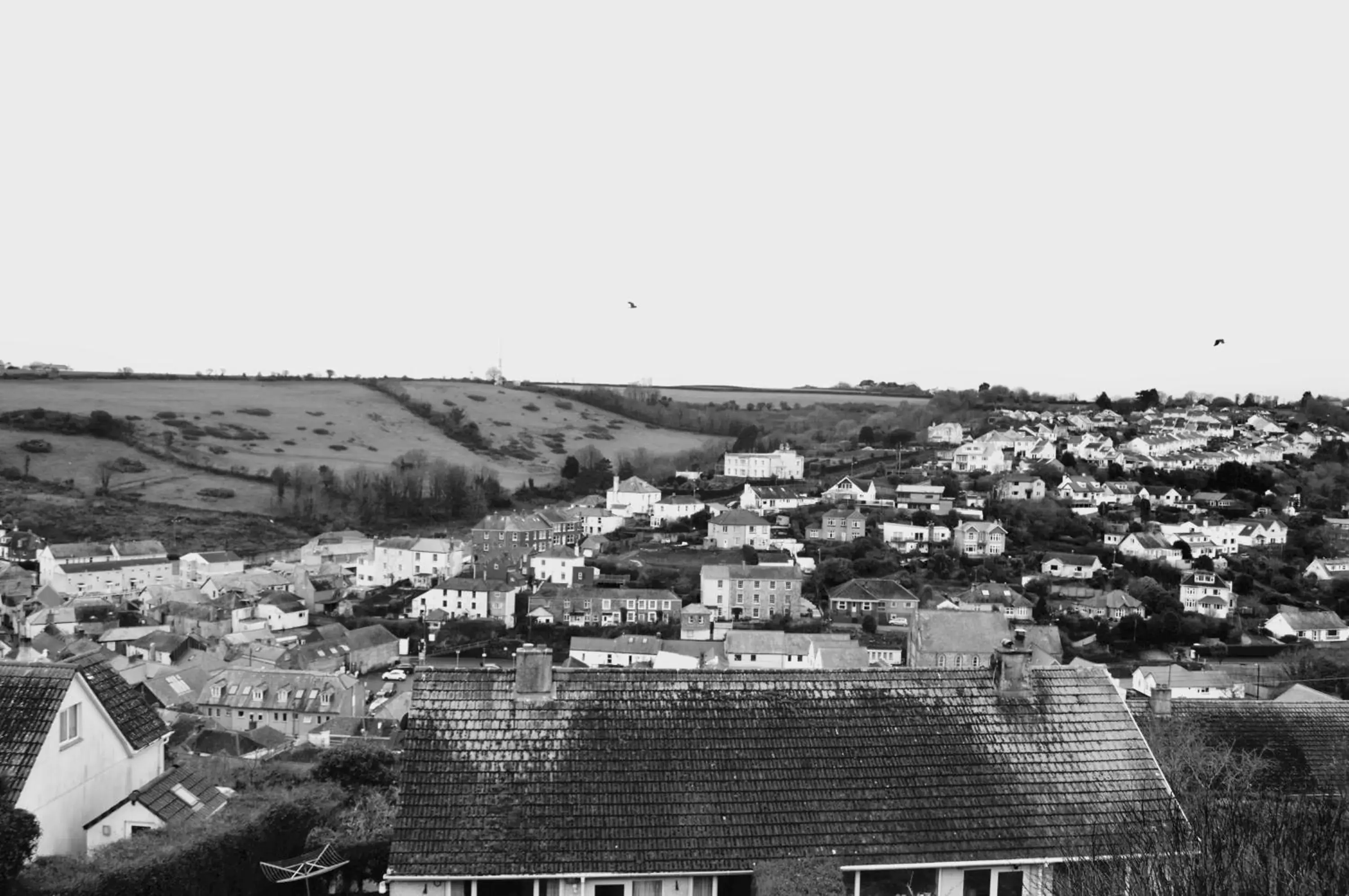 Mountain view in Tregorran Guest House Mevagissey