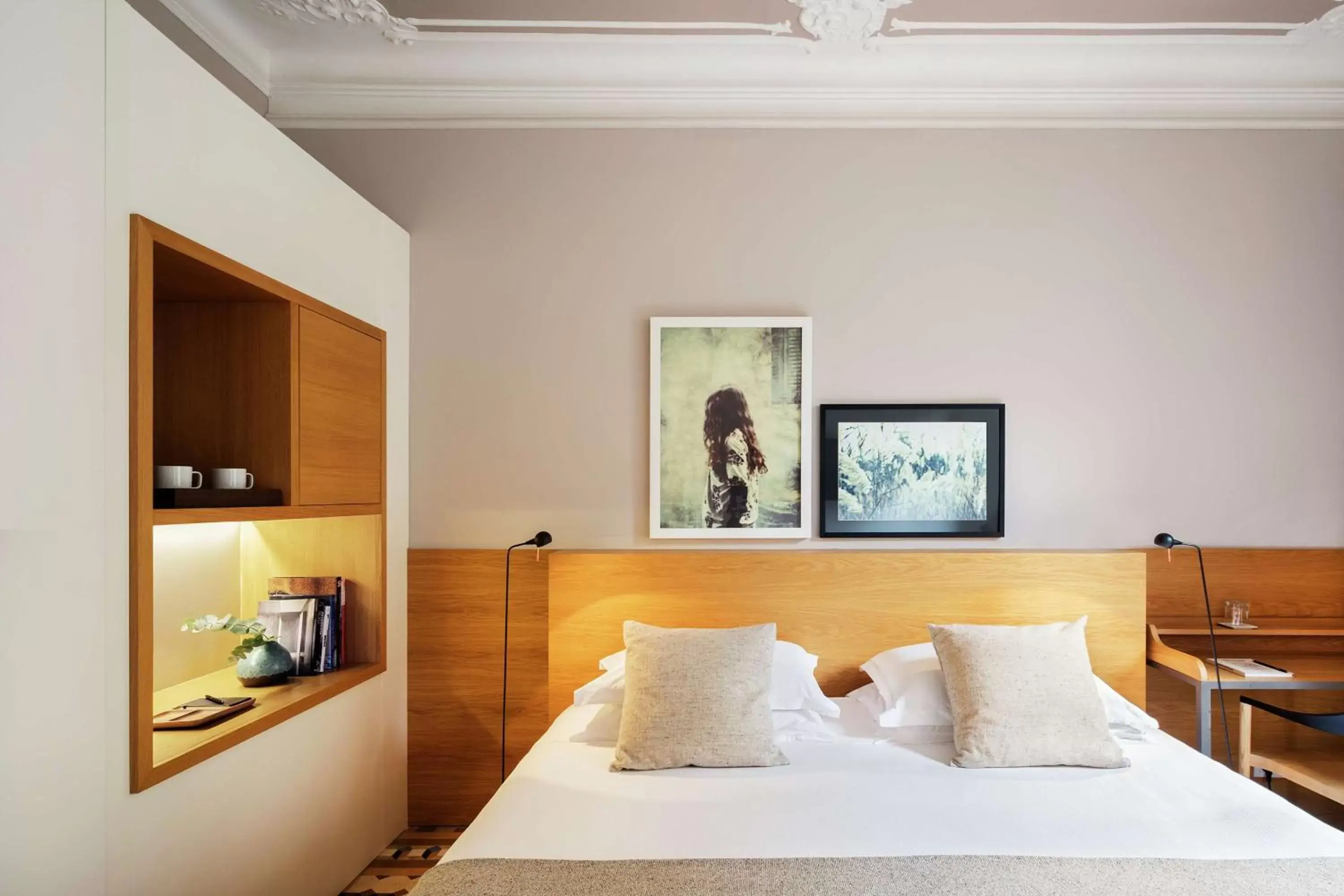 Bed in Alexandra Barcelona Hotel, Curio Collection by Hilton Bed in Alexandra Barcelona Hotel, Curio Collection by Hilton