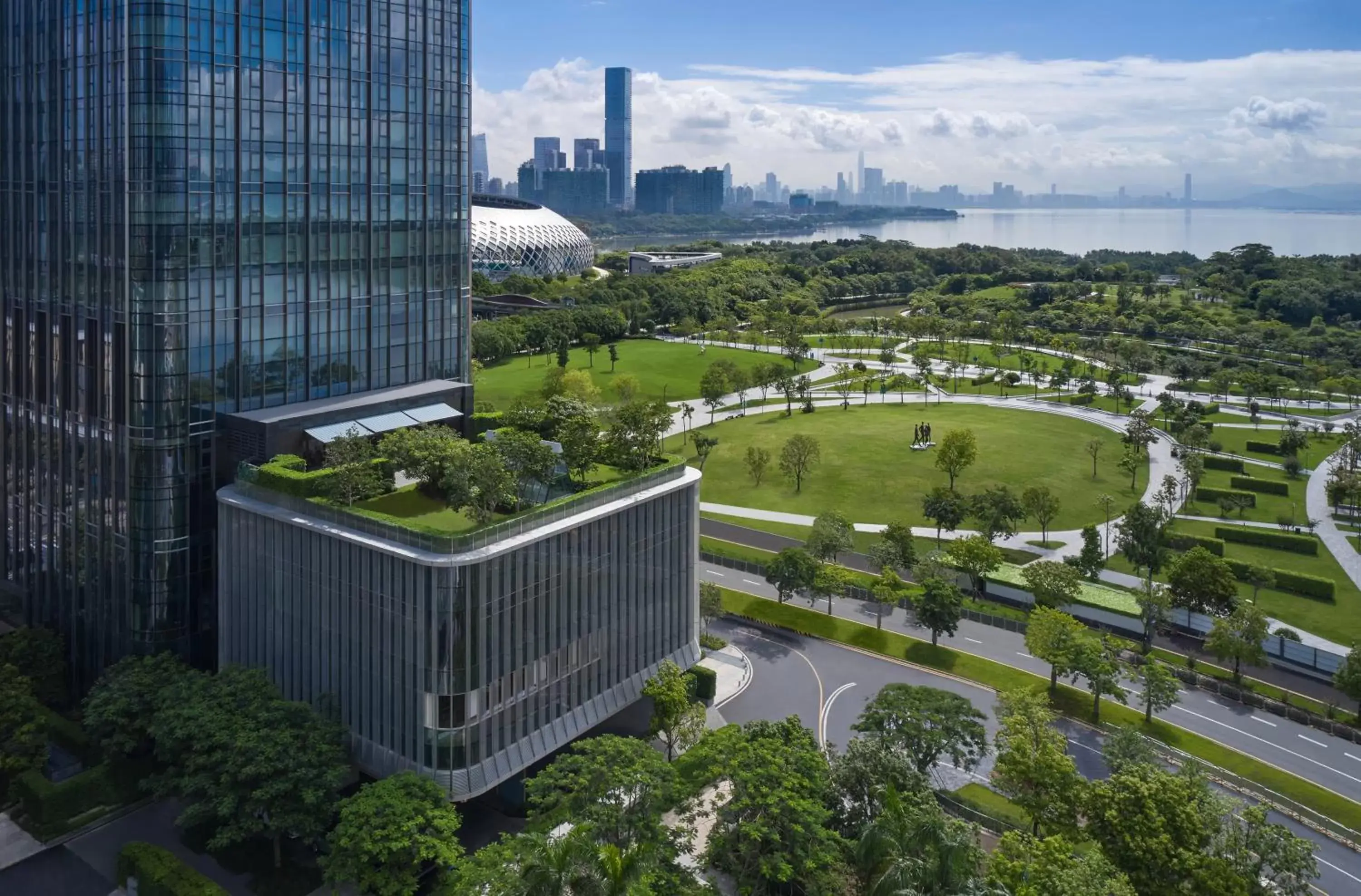 Property building, Bird's-eye View in Andaz Shenzhen Bay