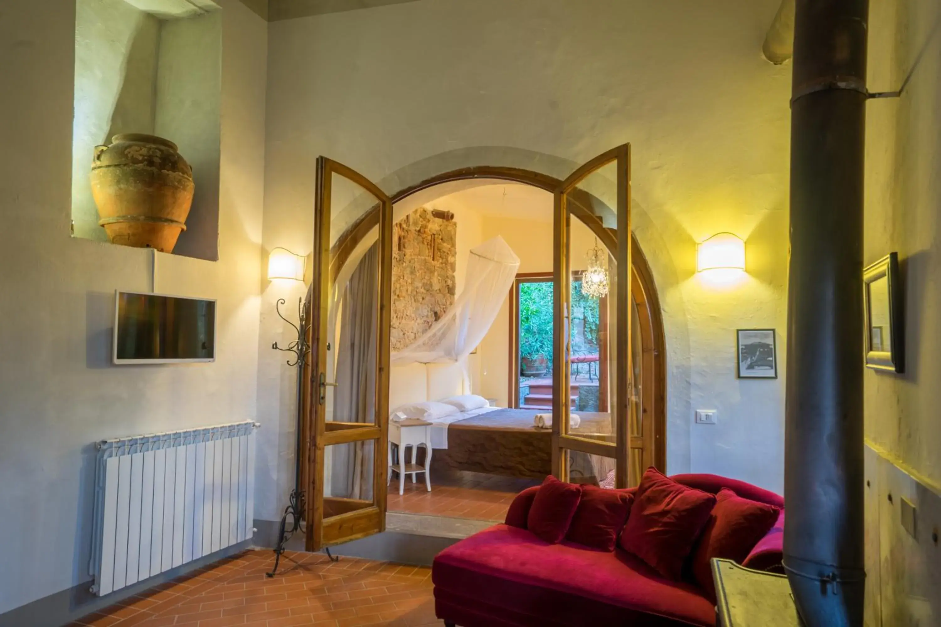 Living room, Seating Area in Hotel Villa Sermolli