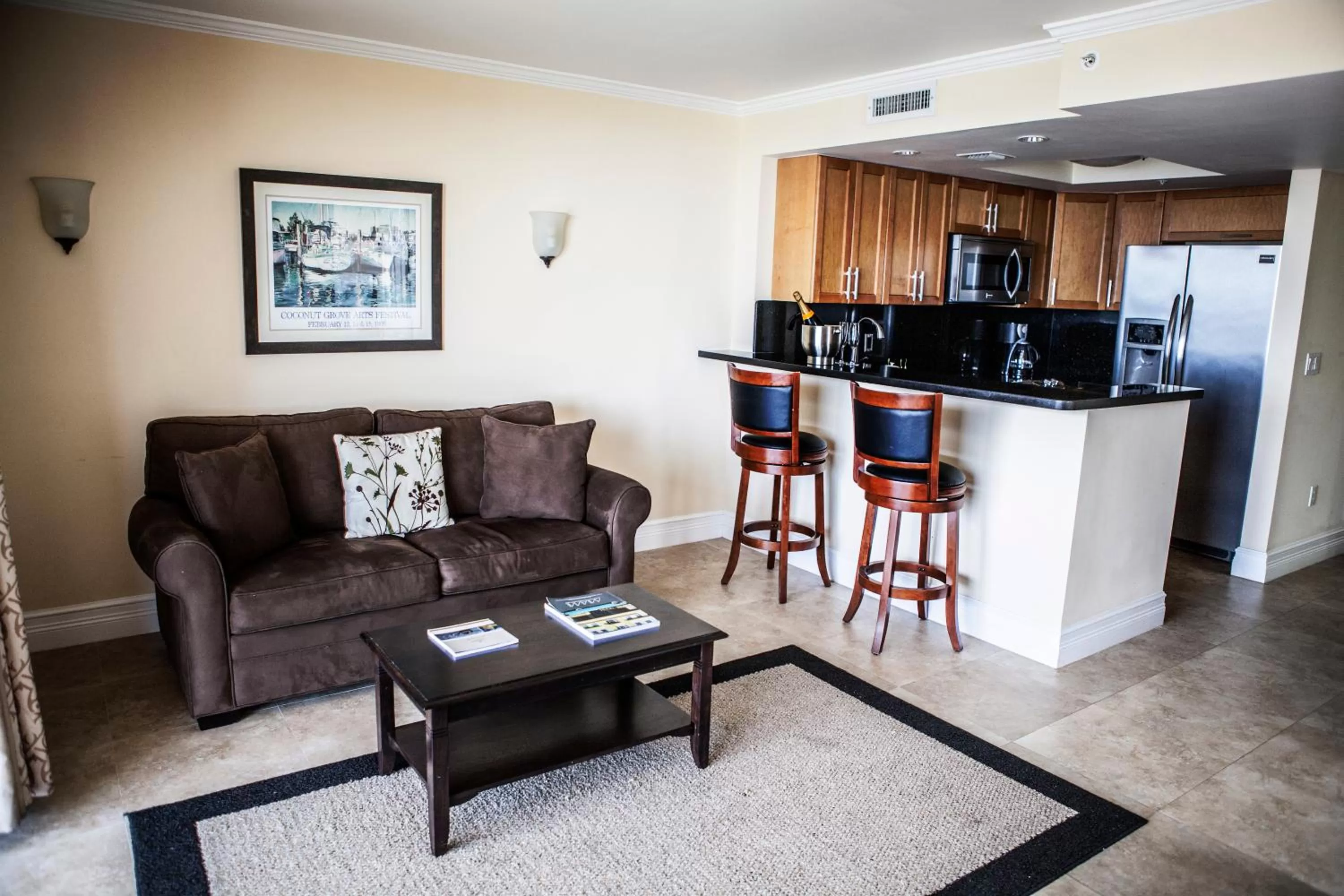 Kitchen or kitchenette in The Mutiny Luxury Suites Hotel