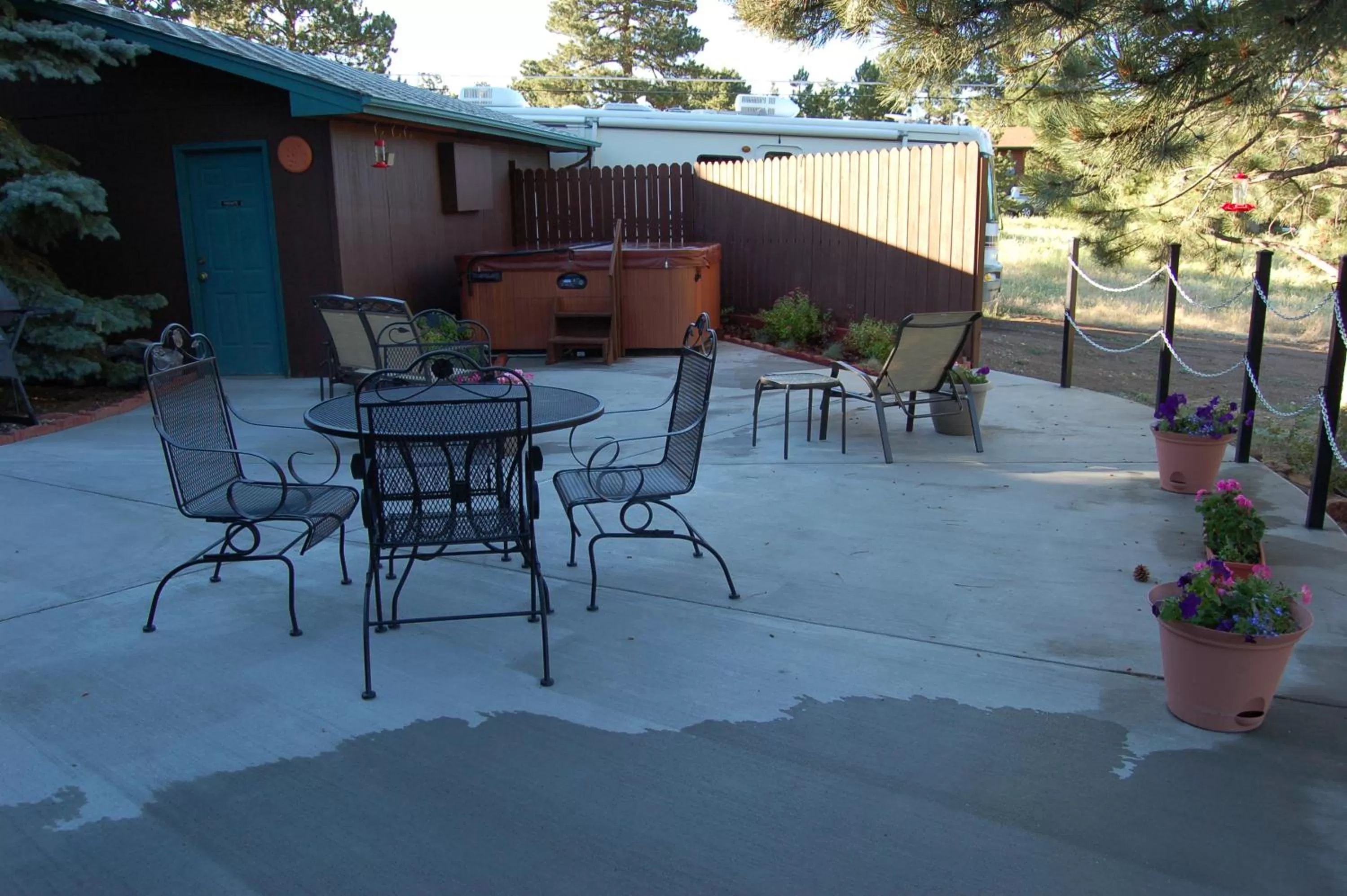 Patio in Wildwood Inn