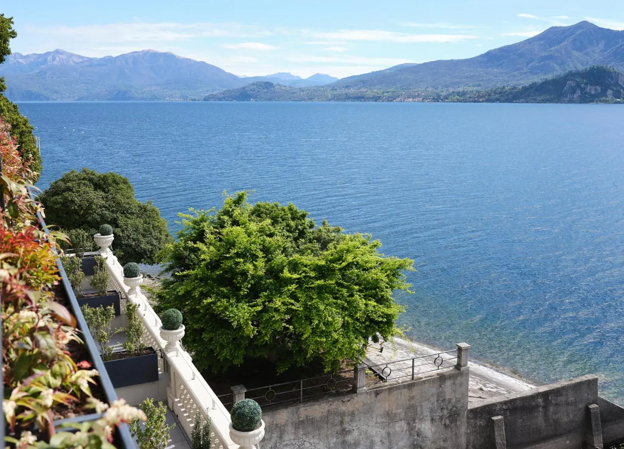 Lake view in Hotel Ghiffa