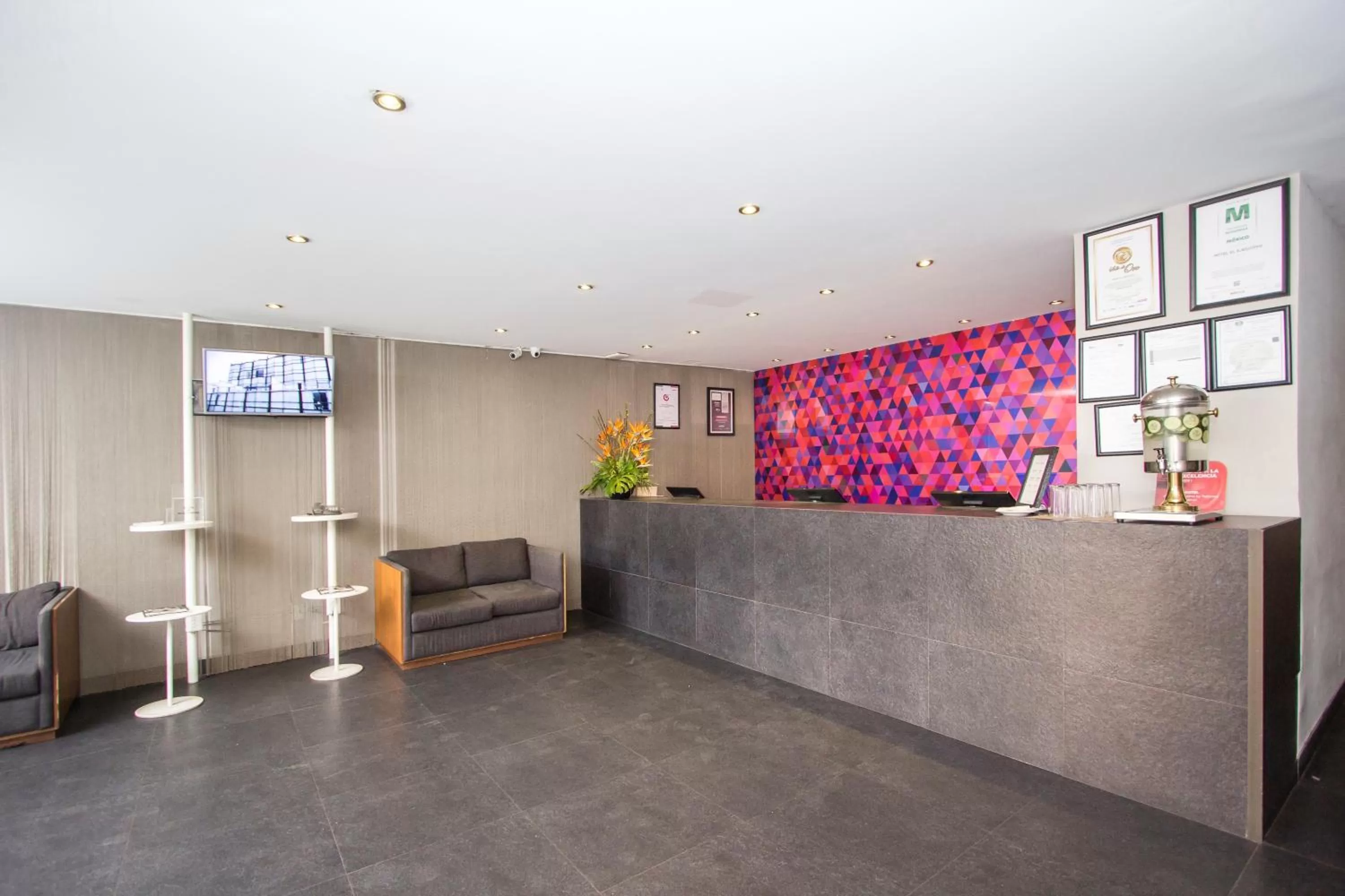 Lobby or reception in Hotel El Ejecutivo by Reforma Avenue
