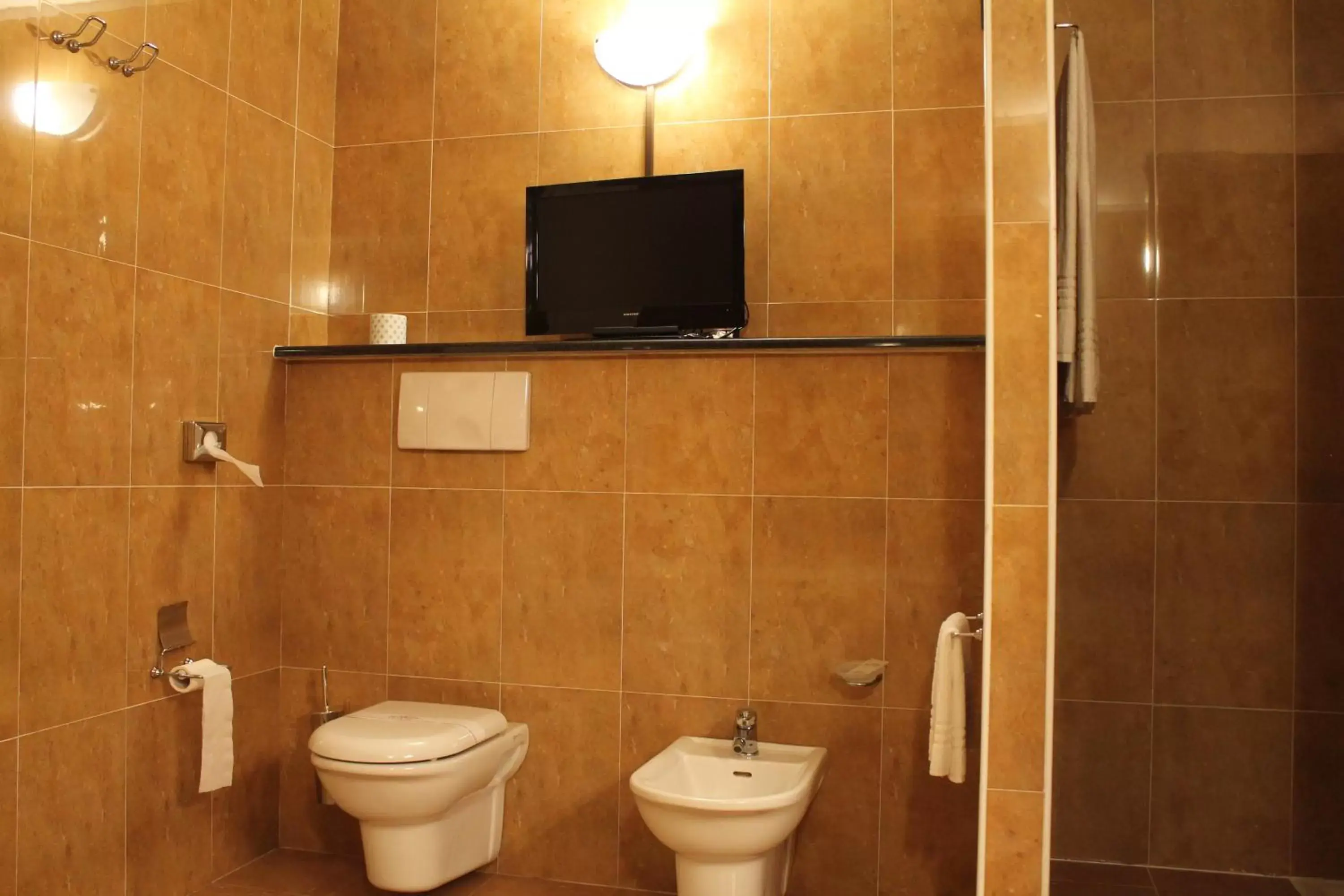 Decorative detail, Bathroom in Hotel Don Carlo
