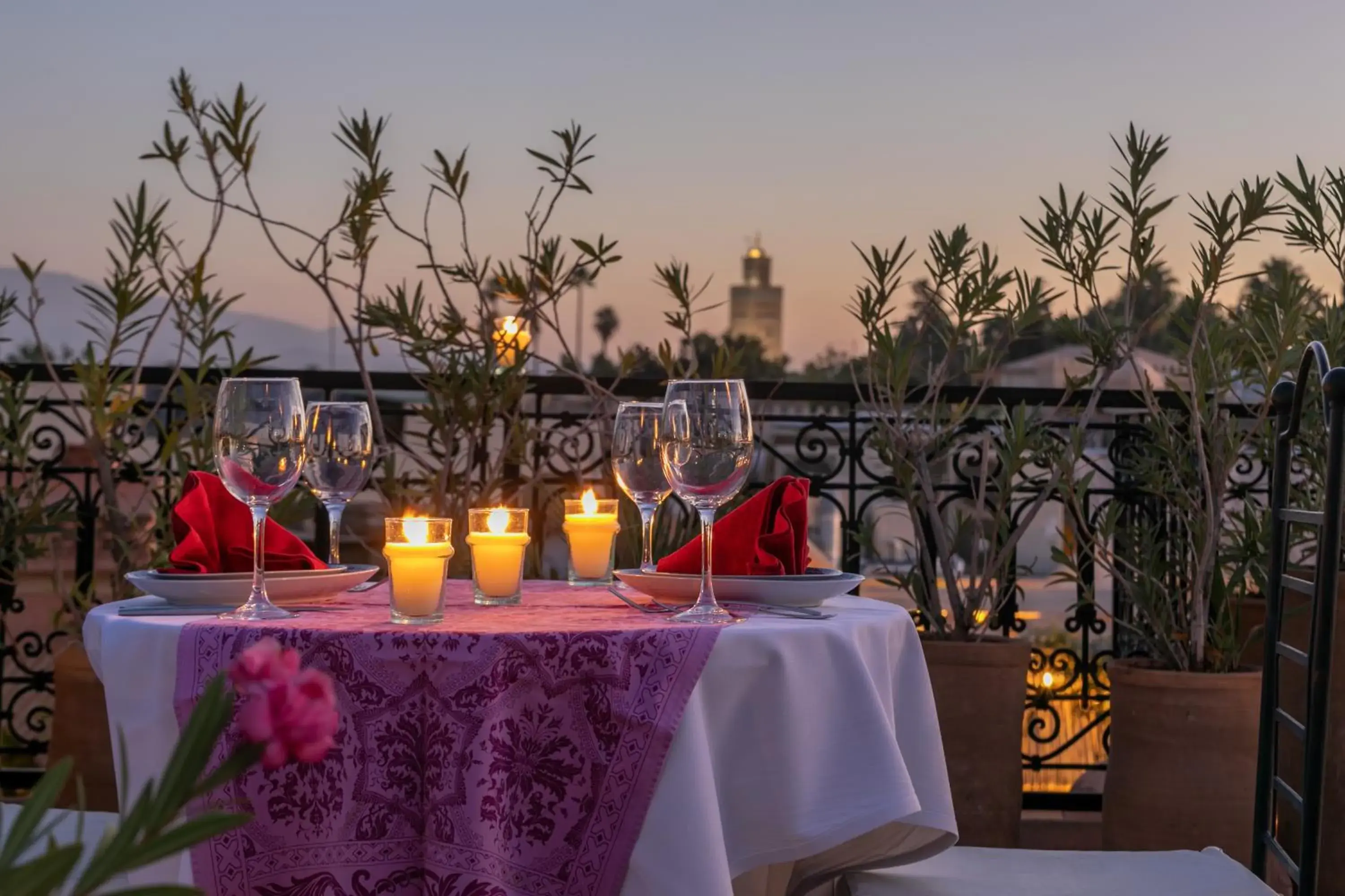 View (from property/room), Restaurant/Places to Eat in Riad Les Trois Palmiers El Bacha