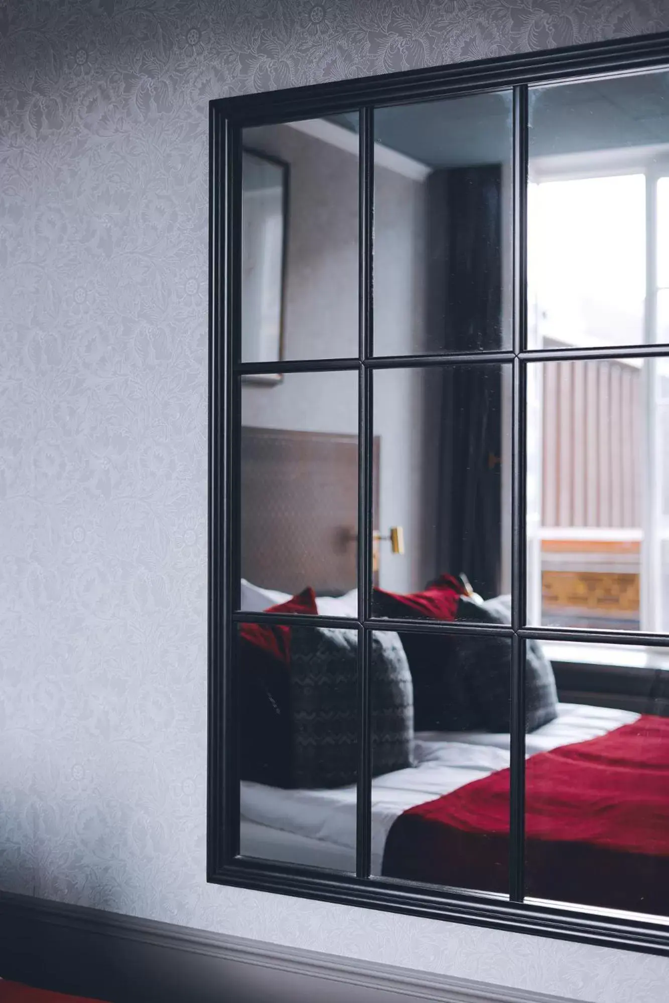 Decorative detail, Bed in Home Hotel Grand Helsingborg Decorative detail, Bed in Home Hotel Grand Helsingborg