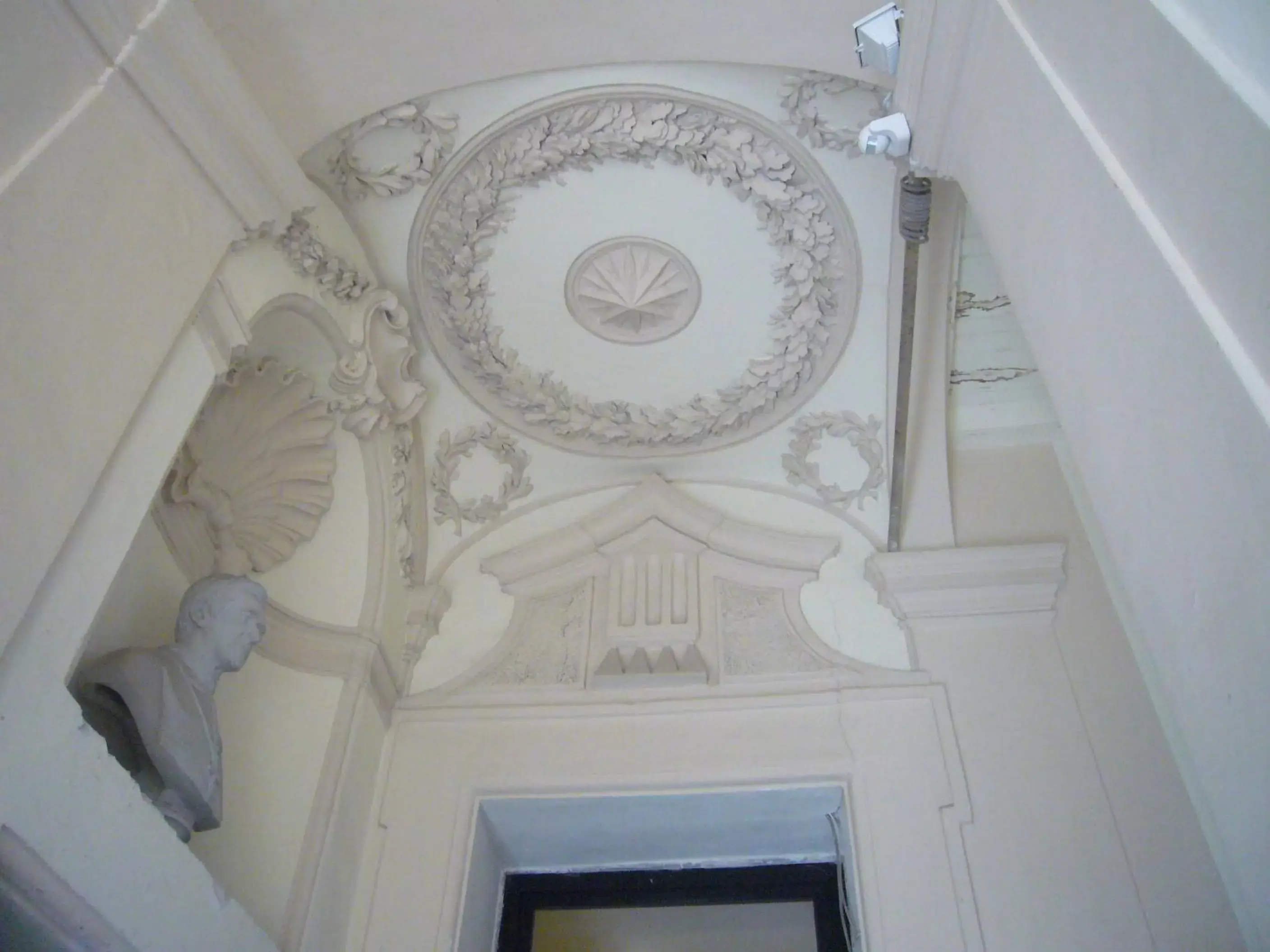 Decorative detail in Villa Altieri
