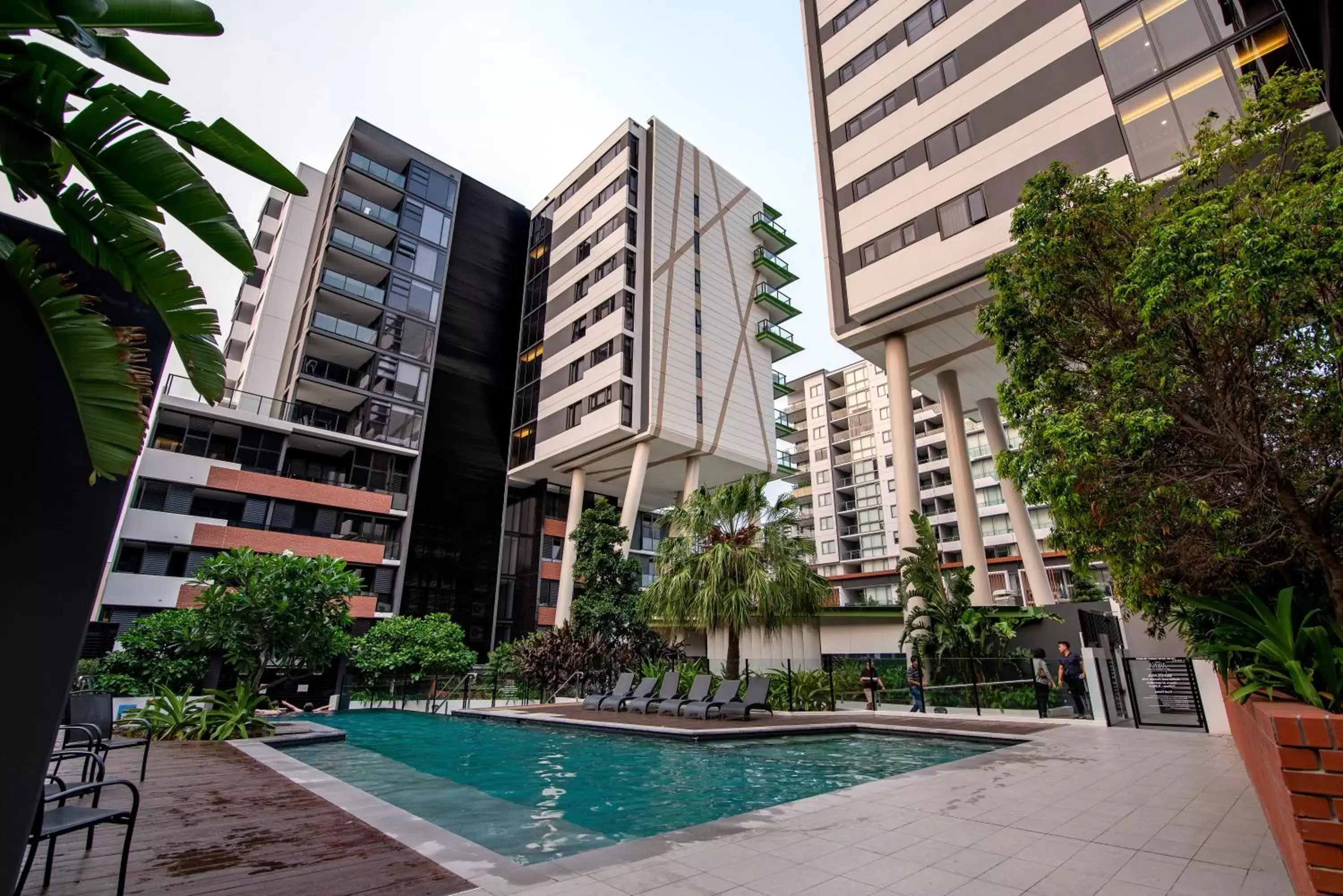 Swimming pool, Property Building in Arena Apartments by CLLIX