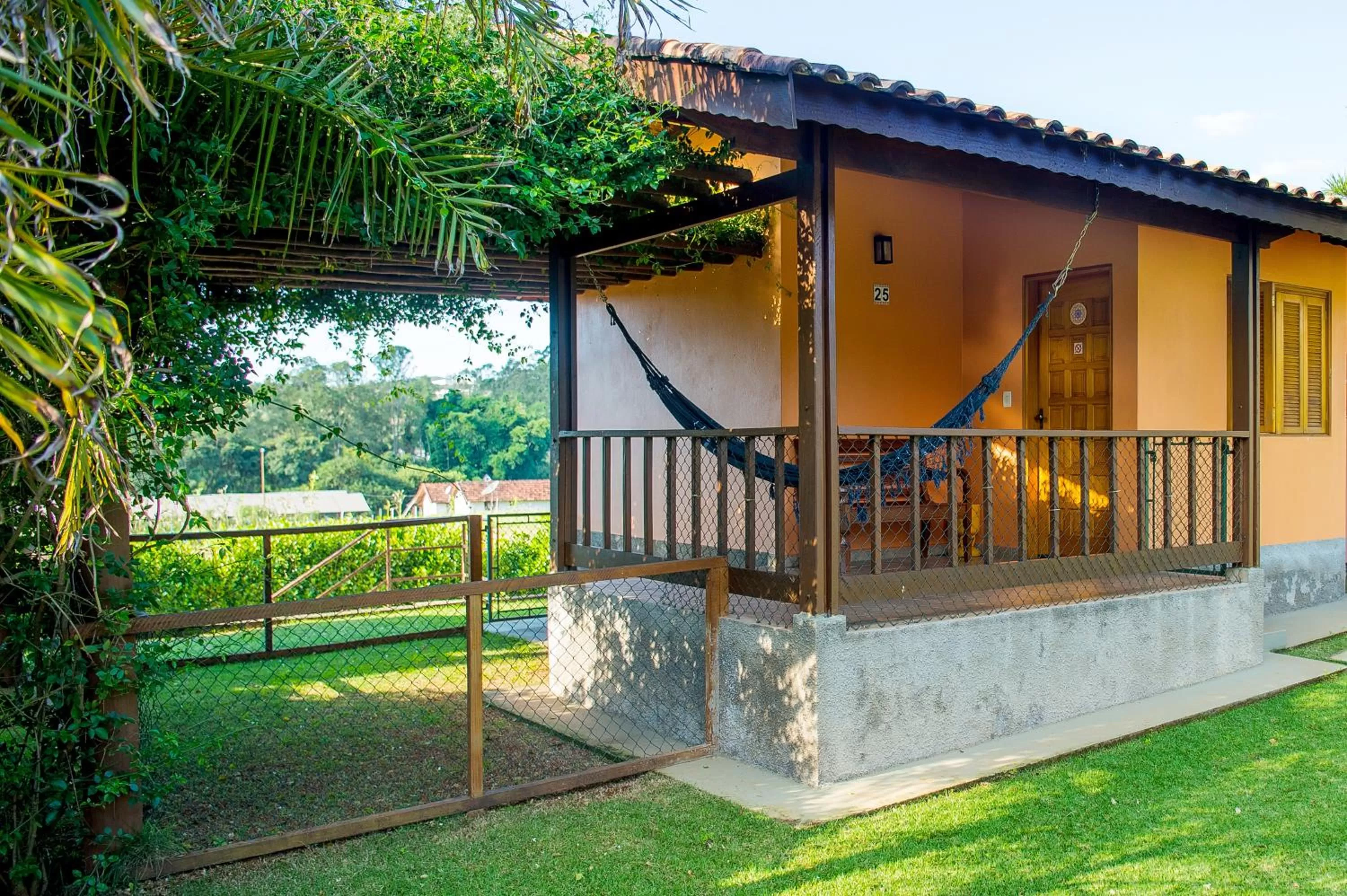 Garden view in Pousada Paiol