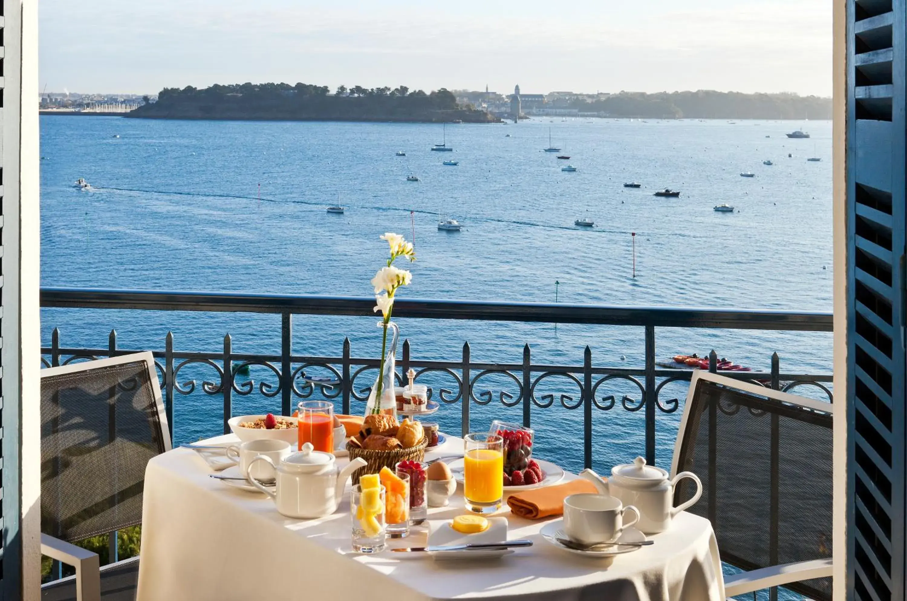 Balcony/Terrace in Hotel Barriere Le Grand Hotel Dinard